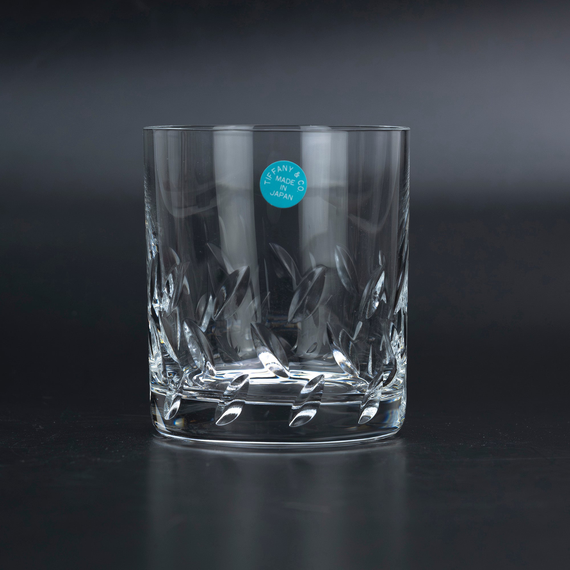 Tiffany & Co. Rocks Glass Set, Pair, Made in Japan, Crystal Cut Glass Tumbler Set, Perfect for Whiskey or Shochu on the Rocks (Boxed)