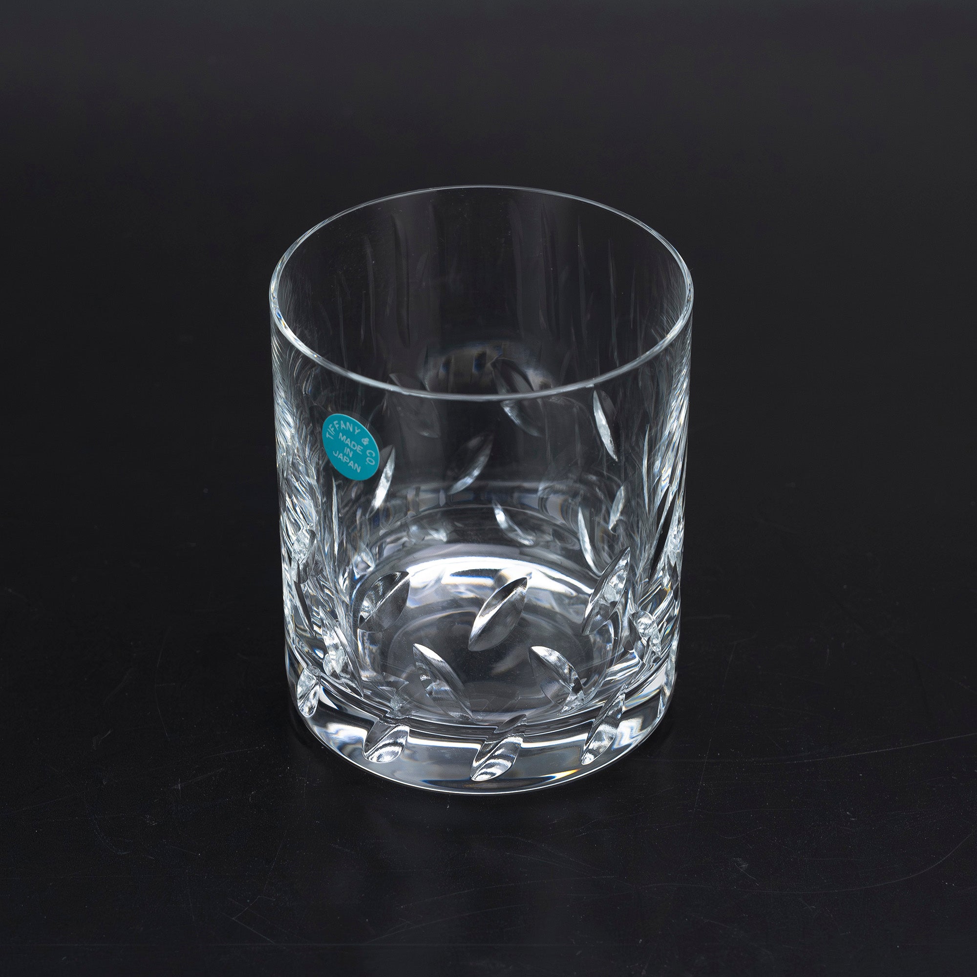 Tiffany & Co. Rocks Glass Set, Pair, Made in Japan, Crystal Cut Glass Tumbler Set, Perfect for Whiskey or Shochu on the Rocks (Boxed)