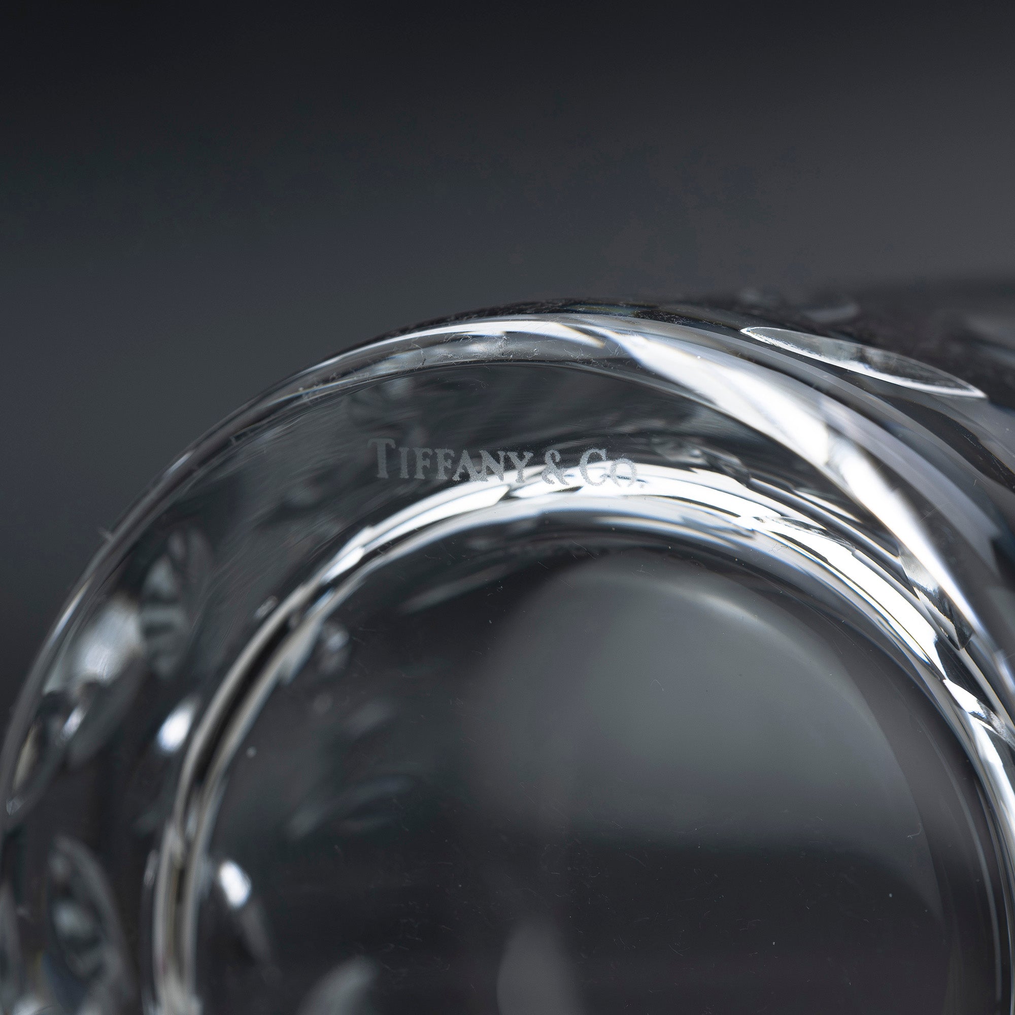 Tiffany & Co. Rocks Glass Set, Pair, Made in Japan, Crystal Cut Glass Tumbler Set, Perfect for Whiskey or Shochu on the Rocks (Boxed)