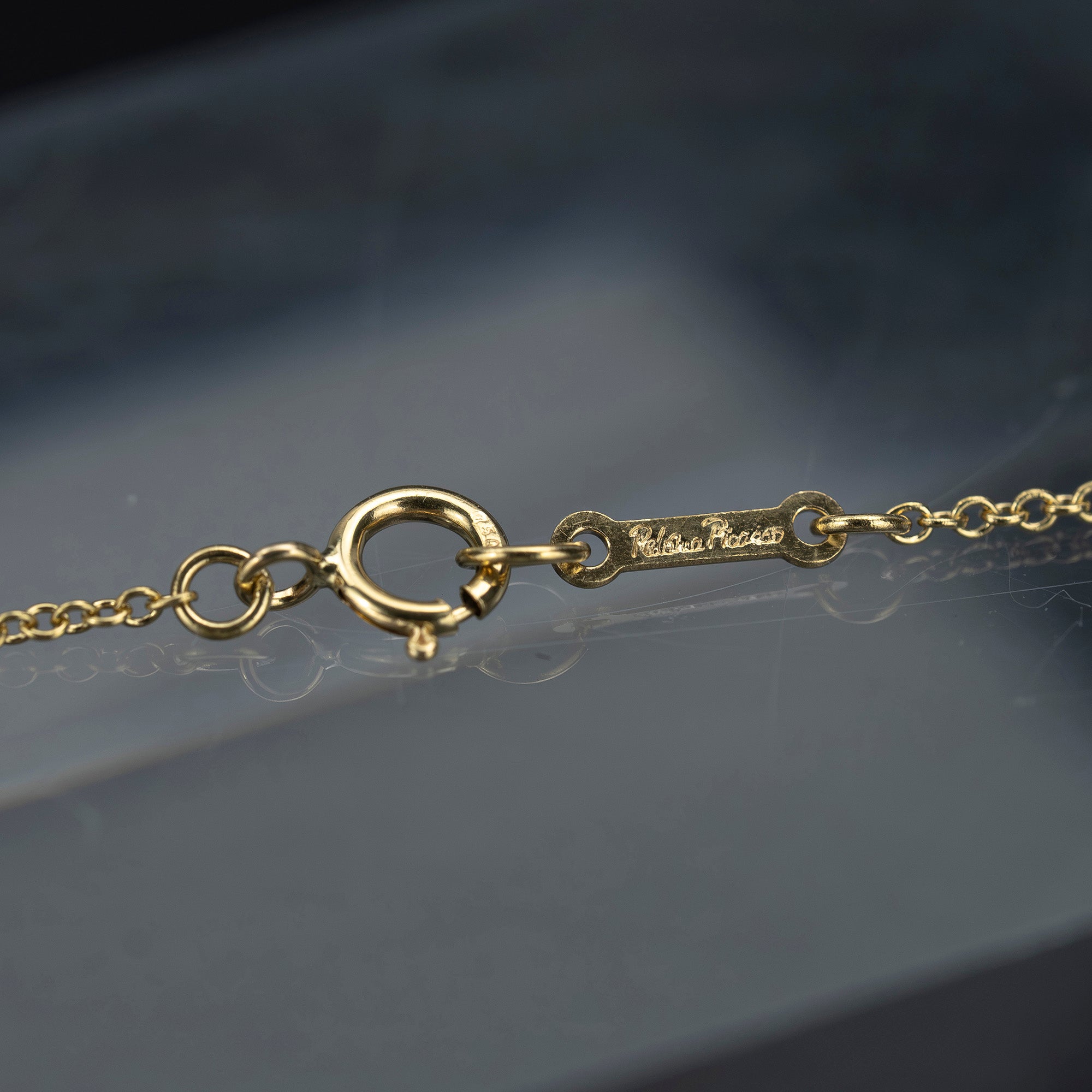 ティファニー TIFFANY&Co. パロマ・ピカソ グラフィティ Xペンダント K18YG イエローゴールド アートモチーフ ネックレス