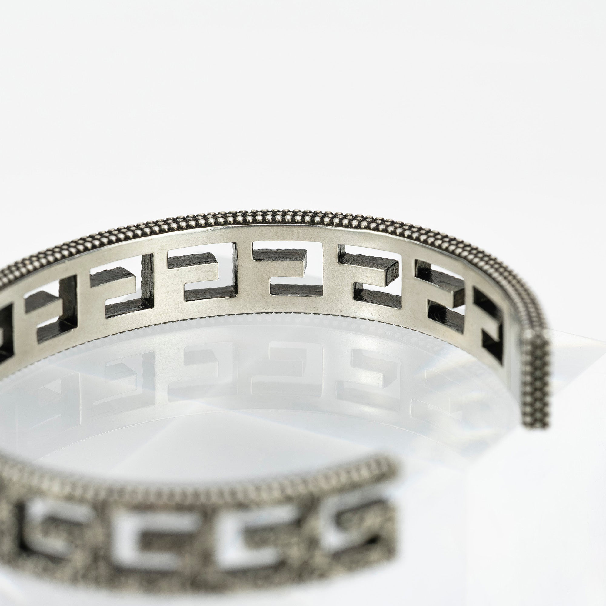 グッチ GUCCI バングル アラベスク Gモチーフ #19 シルバー925 約36.8g ブレスレット メンズアクセサリー 【箱・保存袋付】