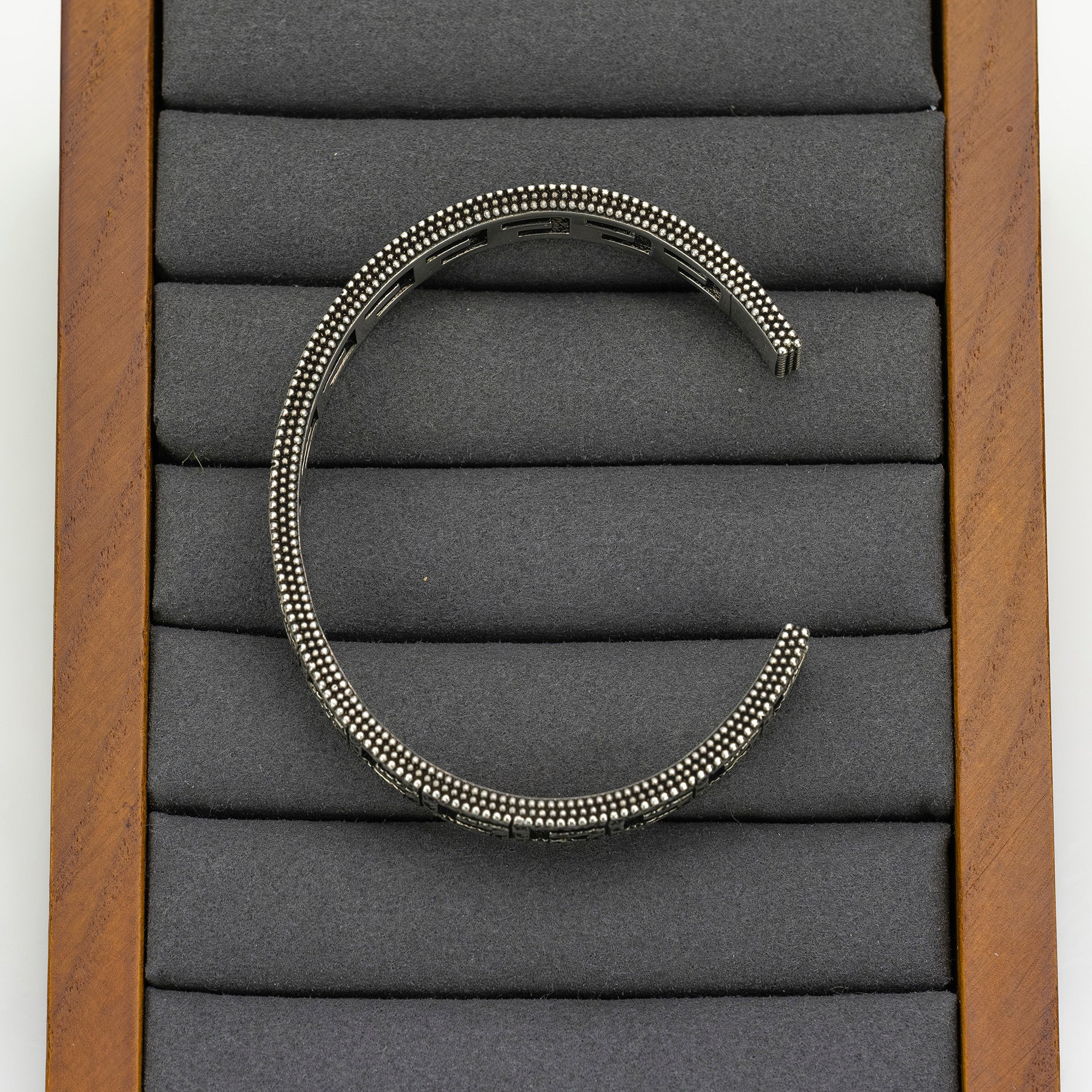 グッチ GUCCI バングル アラベスク Gモチーフ #19 シルバー925 約36.8g ブレスレット メンズアクセサリー 【箱・保存袋付】