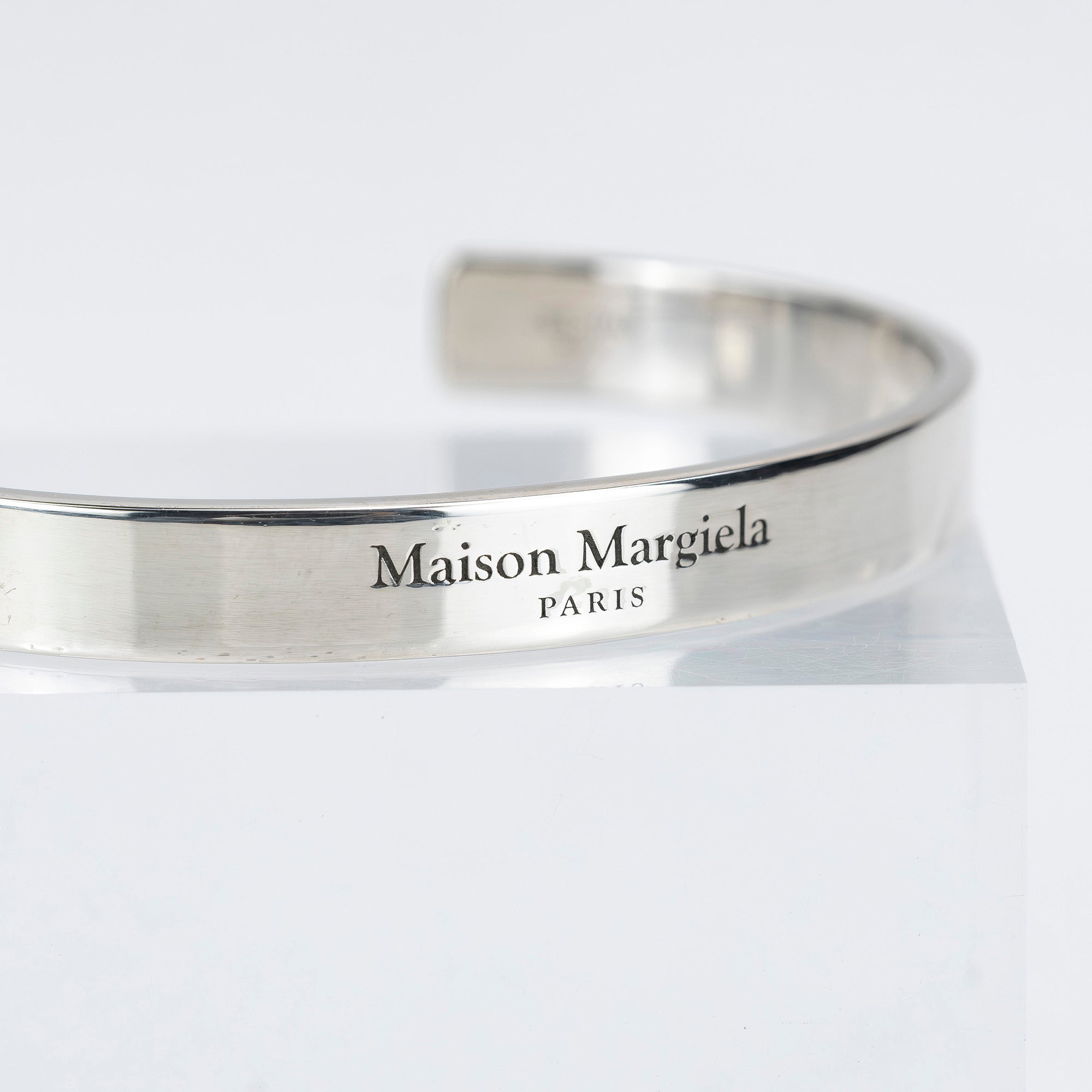 メゾンマルジェラ Maison Margiela ブレスレット シルバー925 カフバングル 約23.3g メンズ レディース アクセサリー 【箱付】