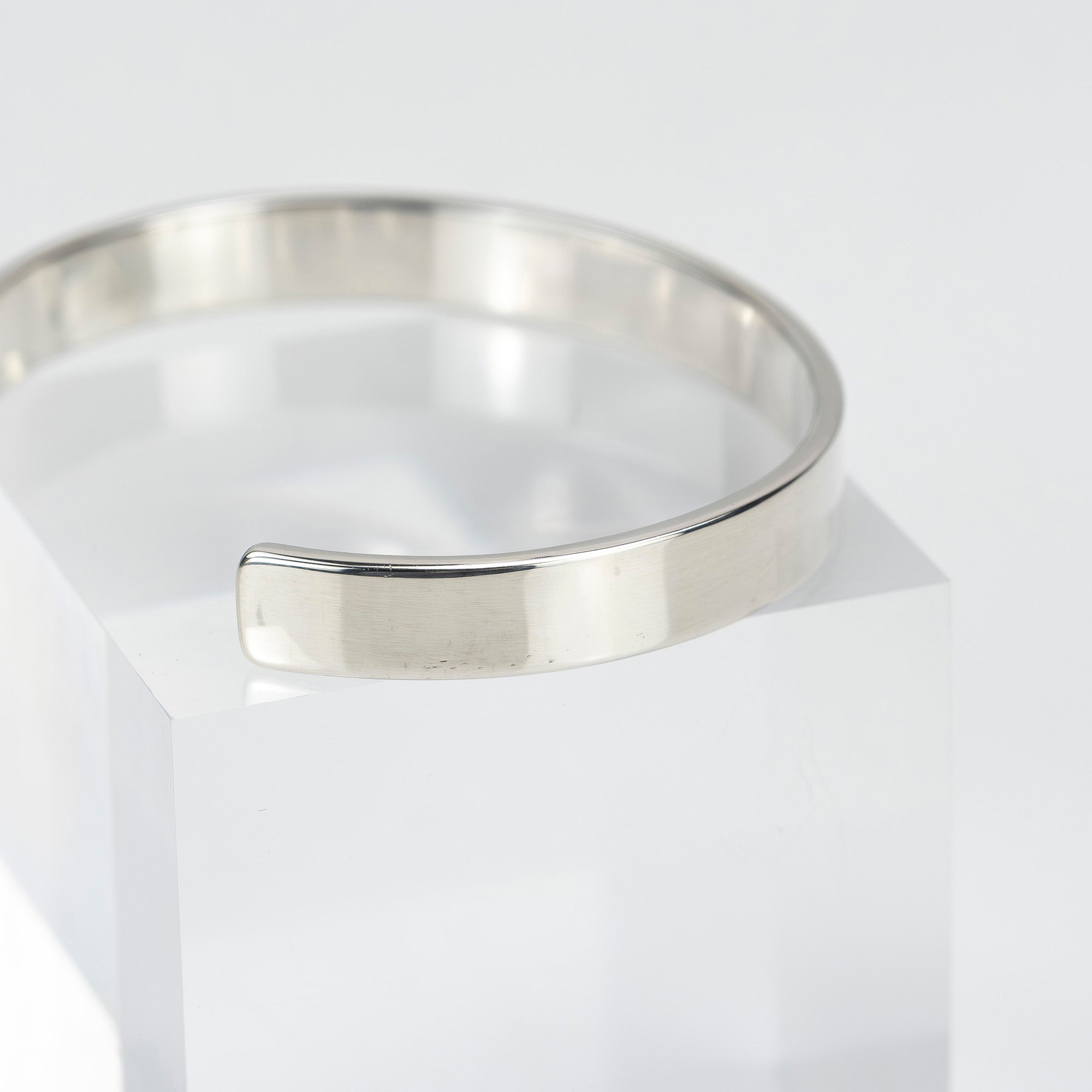 メゾンマルジェラ Maison Margiela ブレスレット シルバー925 カフバングル 約23.3g メンズ レディース アクセサリー 【箱付】