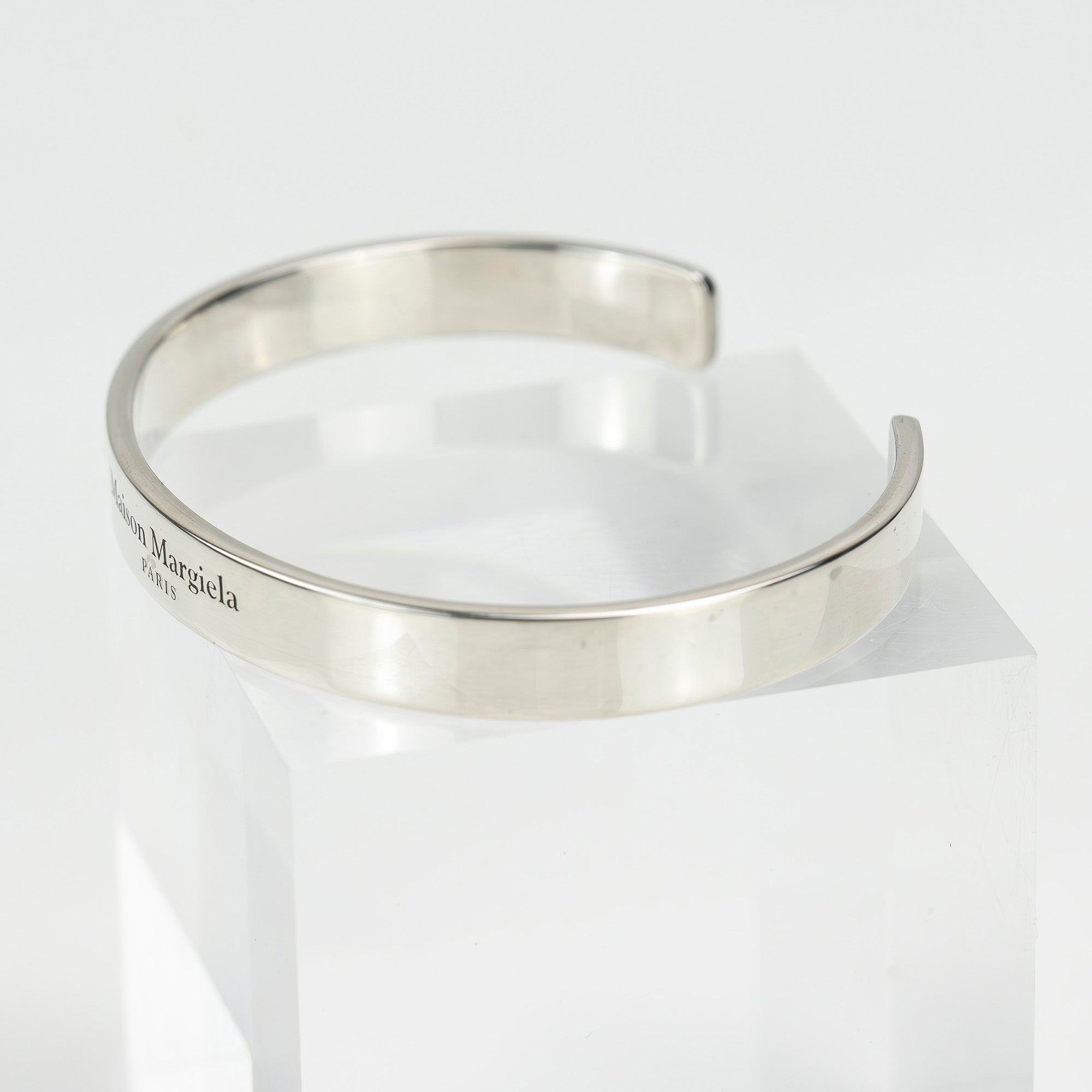 メゾンマルジェラ Maison Margiela ブレスレット シルバー925 カフバングル 約23.3g メンズ レディース アクセサリー 【箱付】