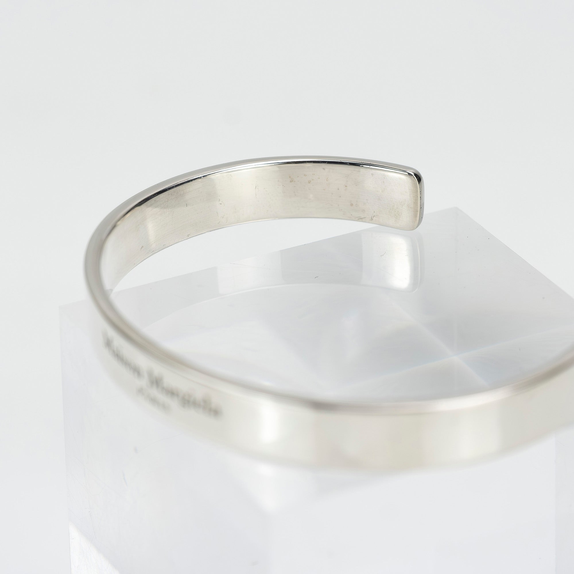 メゾンマルジェラ Maison Margiela ブレスレット シルバー925 カフバングル 約23.3g メンズ レディース アクセサリー 【箱付】