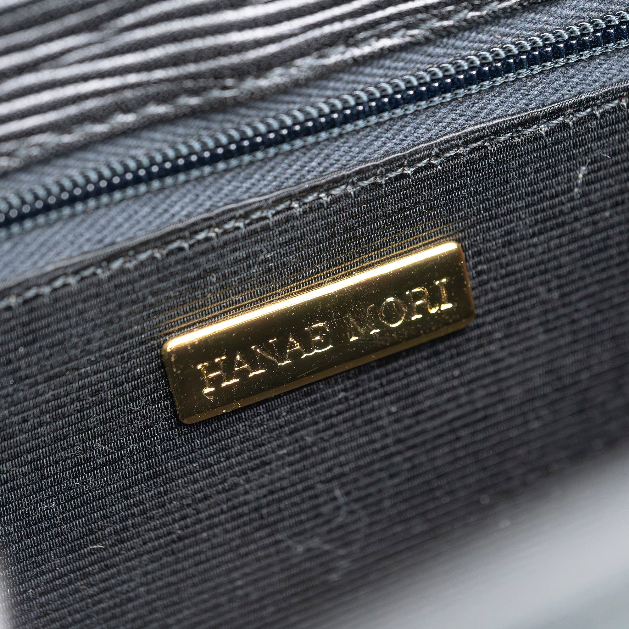 HANAE MORI Formal Handbag, Black, Ribbon, Gold Hardware, Leather, Suitable for Weddings, Funerals, Entrance Ceremonies, Graduations