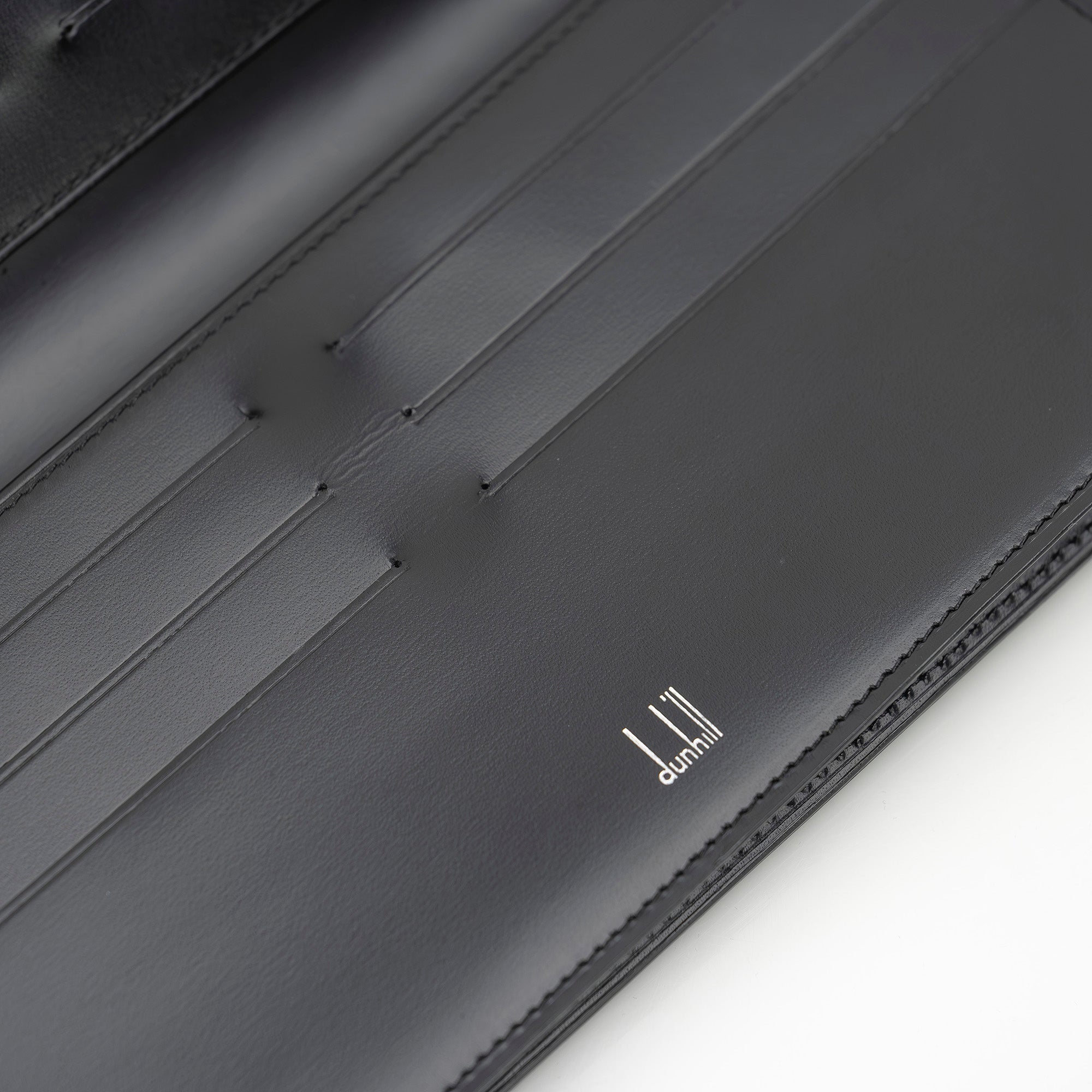 ダンヒル Dunhill 長財布 メンズ ブラック カード多数収納 小銭入れ無し 高級革財布【箱付】