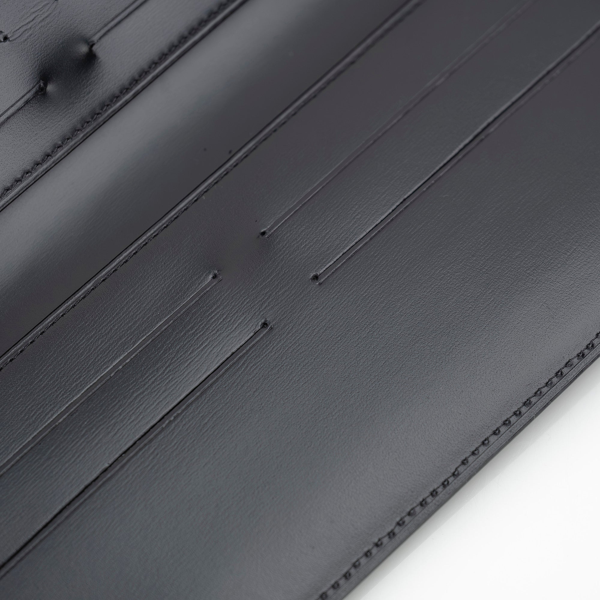 ダンヒル Dunhill 長財布 メンズ ブラック カード多数収納 小銭入れ無し 高級革財布【箱付】