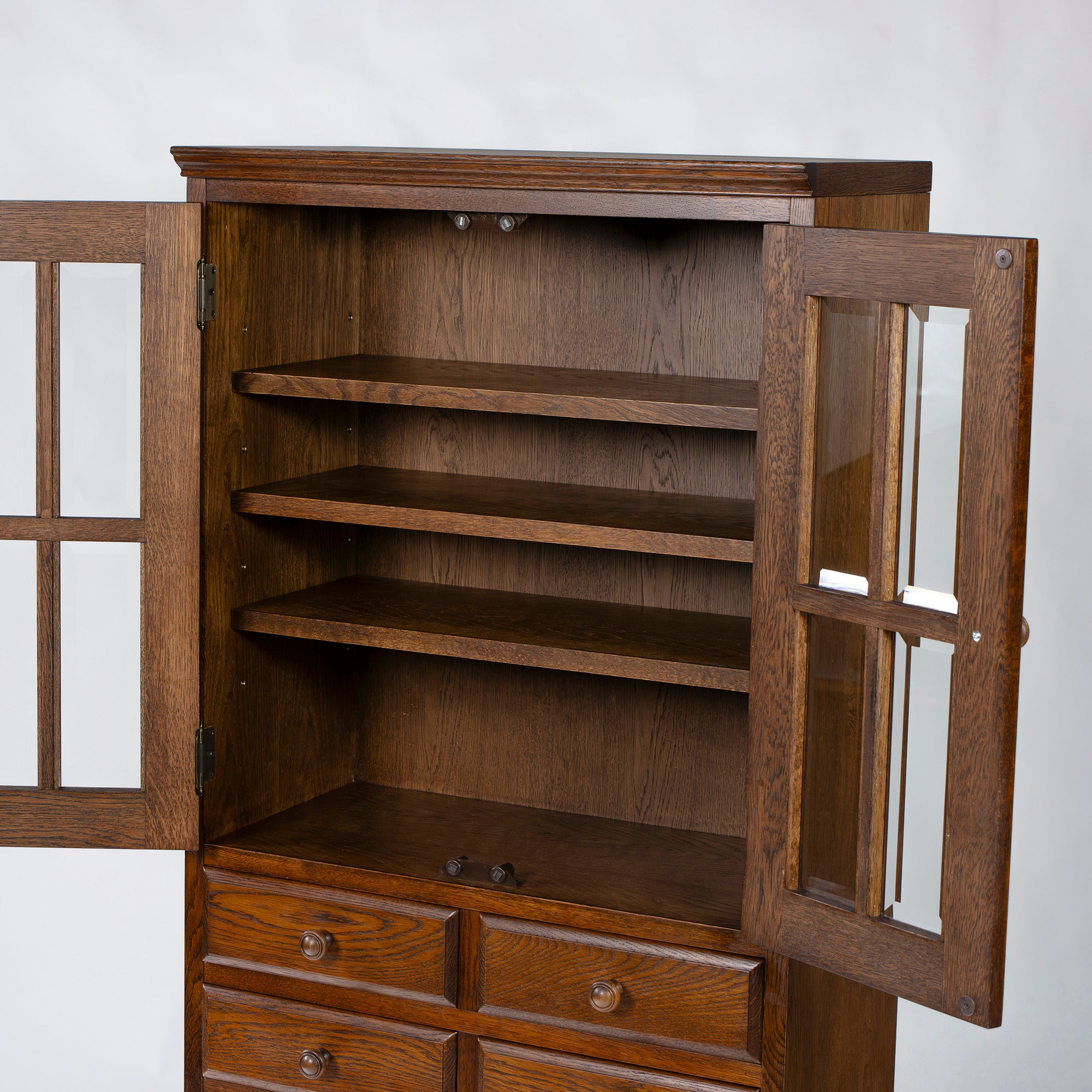 Hayama Garden HAYAMA Classic Cupboard, Oak, 65cm Wide, Kitchen Storage, Country Style, British Classic