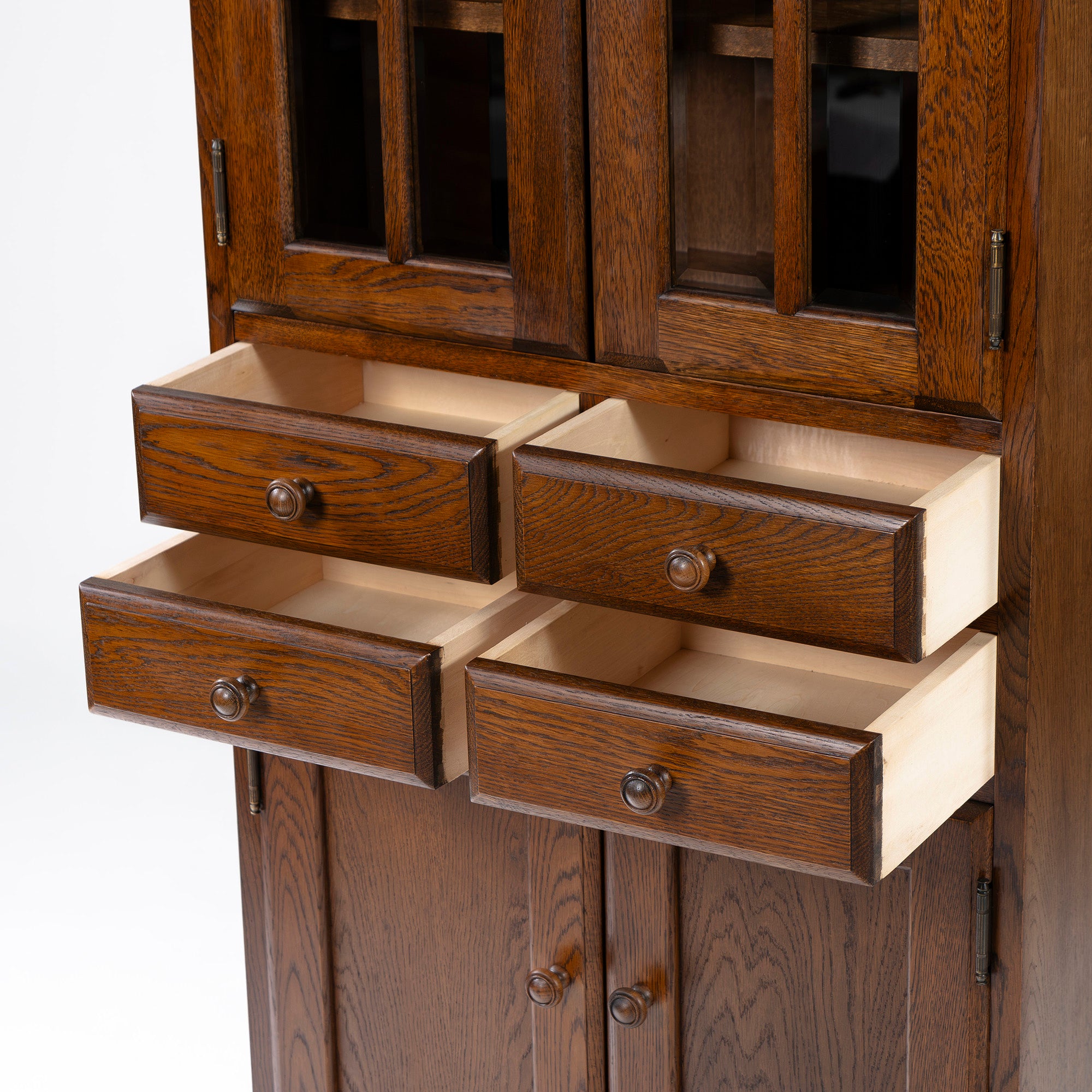 Hayama Garden HAYAMA Classic Cupboard, Oak, 65cm Wide, Kitchen Storage, Country Style, British Classic