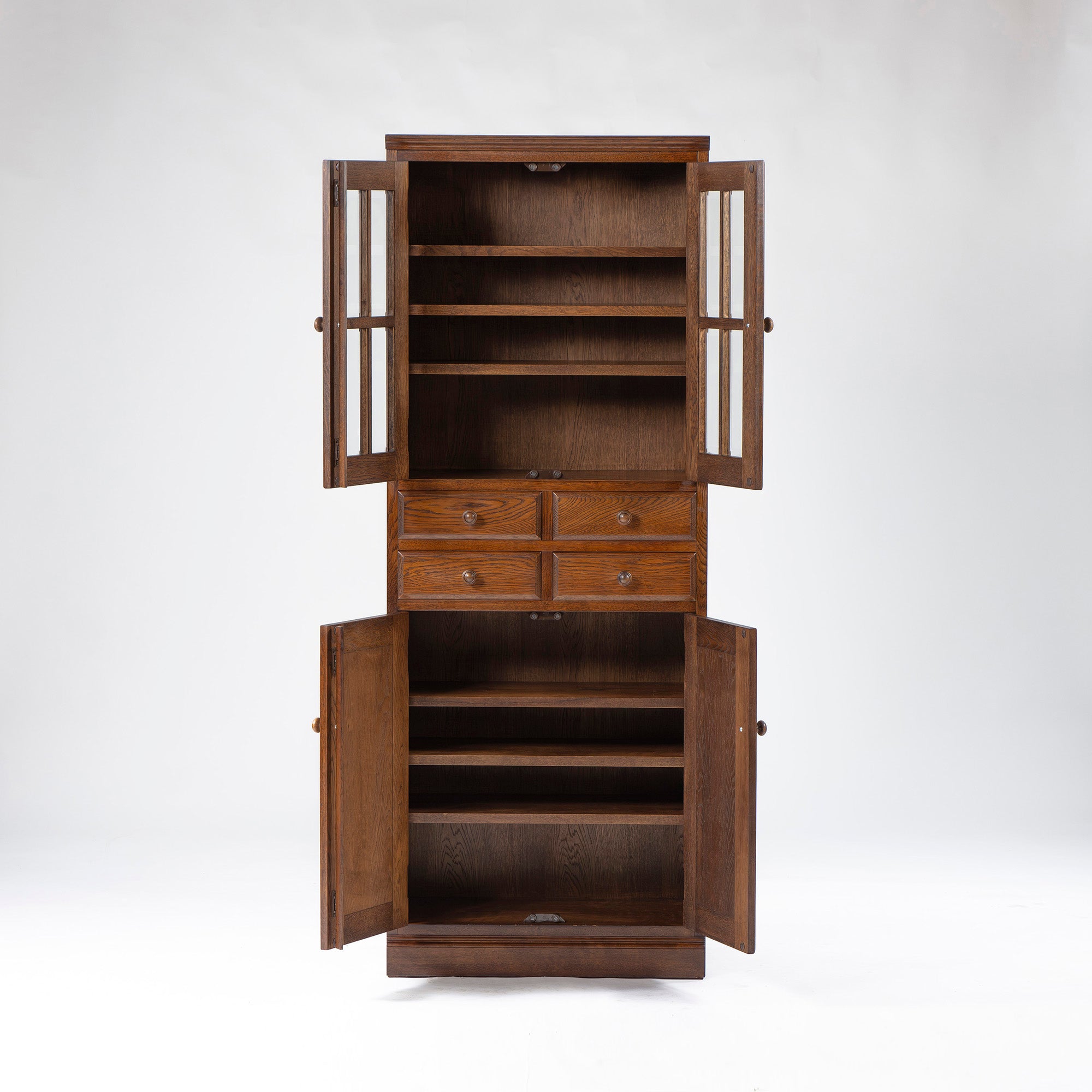 Hayama Garden HAYAMA Classic Cupboard, Oak, 65cm Wide, Kitchen Storage, Country Style, British Classic