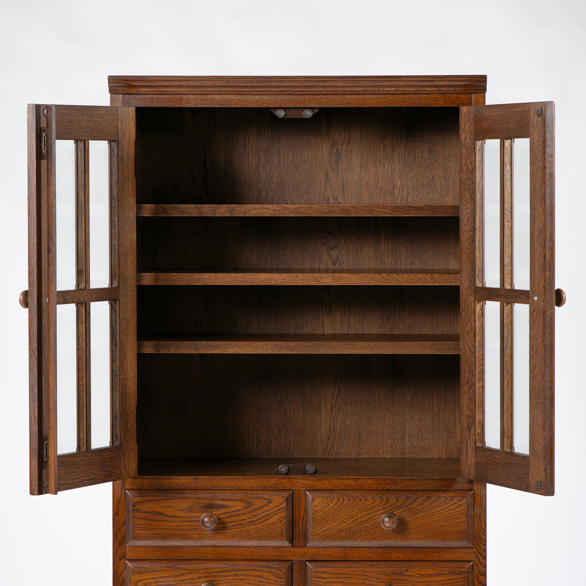 Hayama Garden HAYAMA Classic Cupboard, Oak, 65cm Wide, Kitchen Storage, Country Style, British Classic