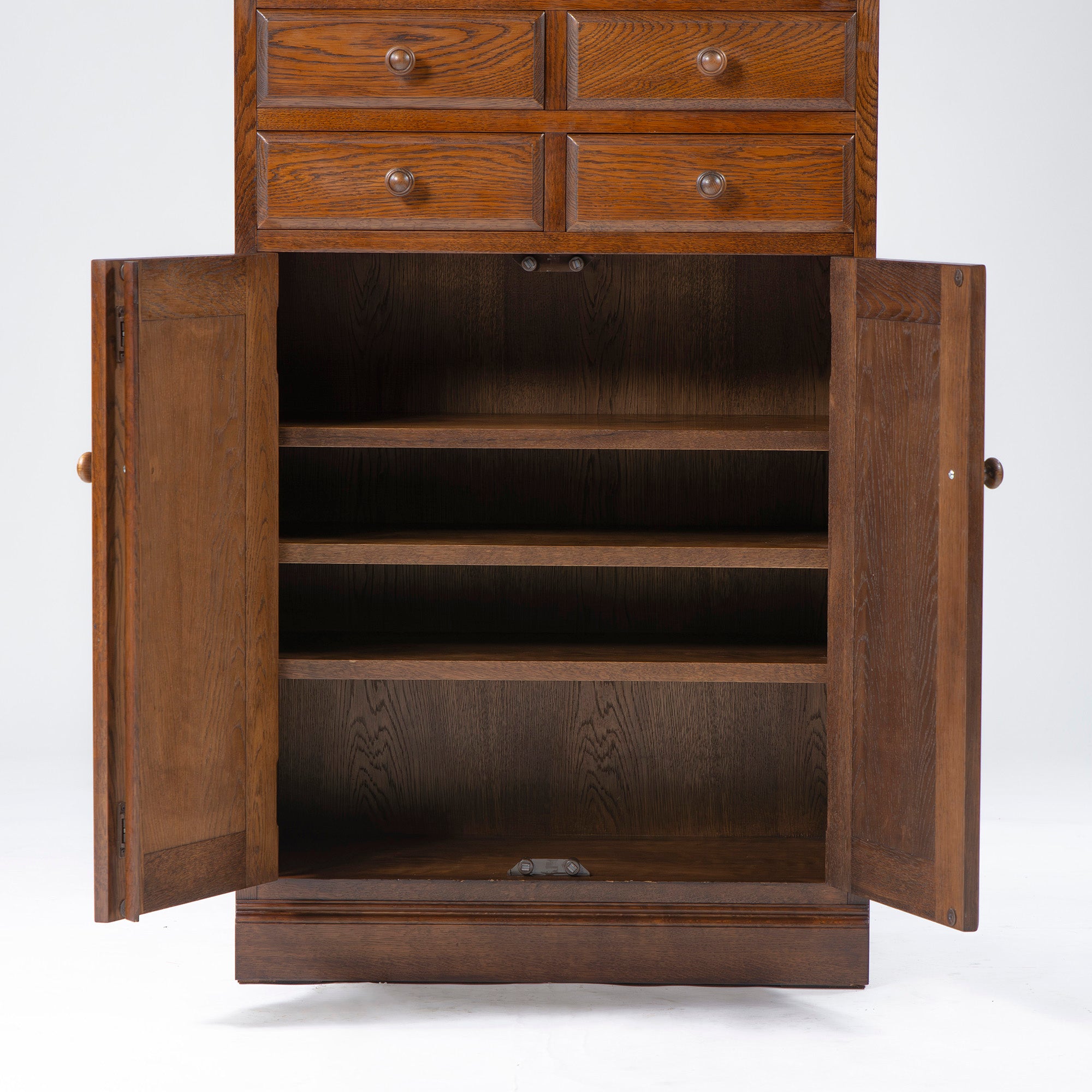 Hayama Garden HAYAMA Classic Cupboard, Oak, 65cm Wide, Kitchen Storage, Country Style, British Classic