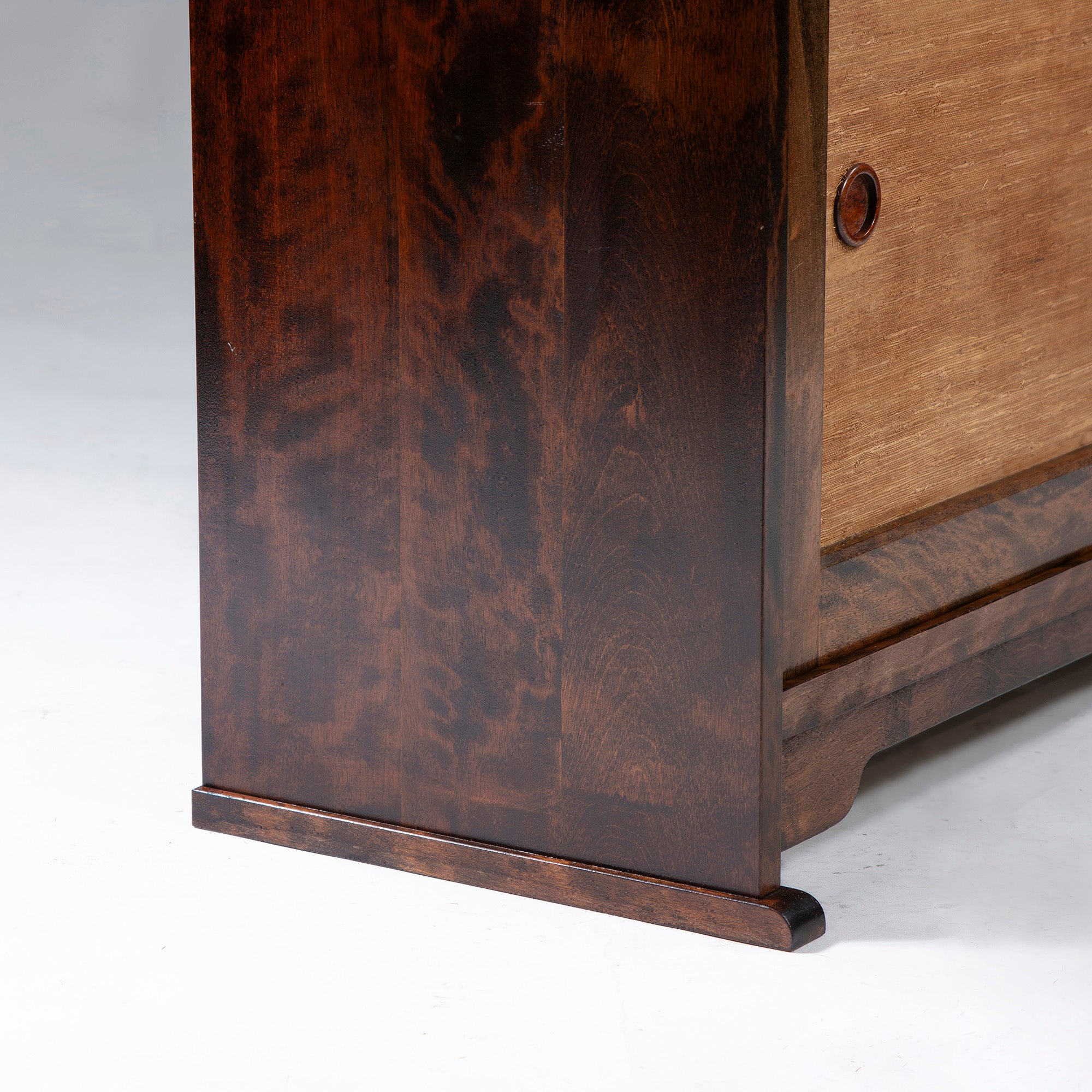 Sideboard, Kyushu folk furniture, tea cabinet, Mizume cherry wood, solid wood, storage furniture, living room storage, Japanese modern, Japanese modern, old house, retro, old house, Japanese-style room