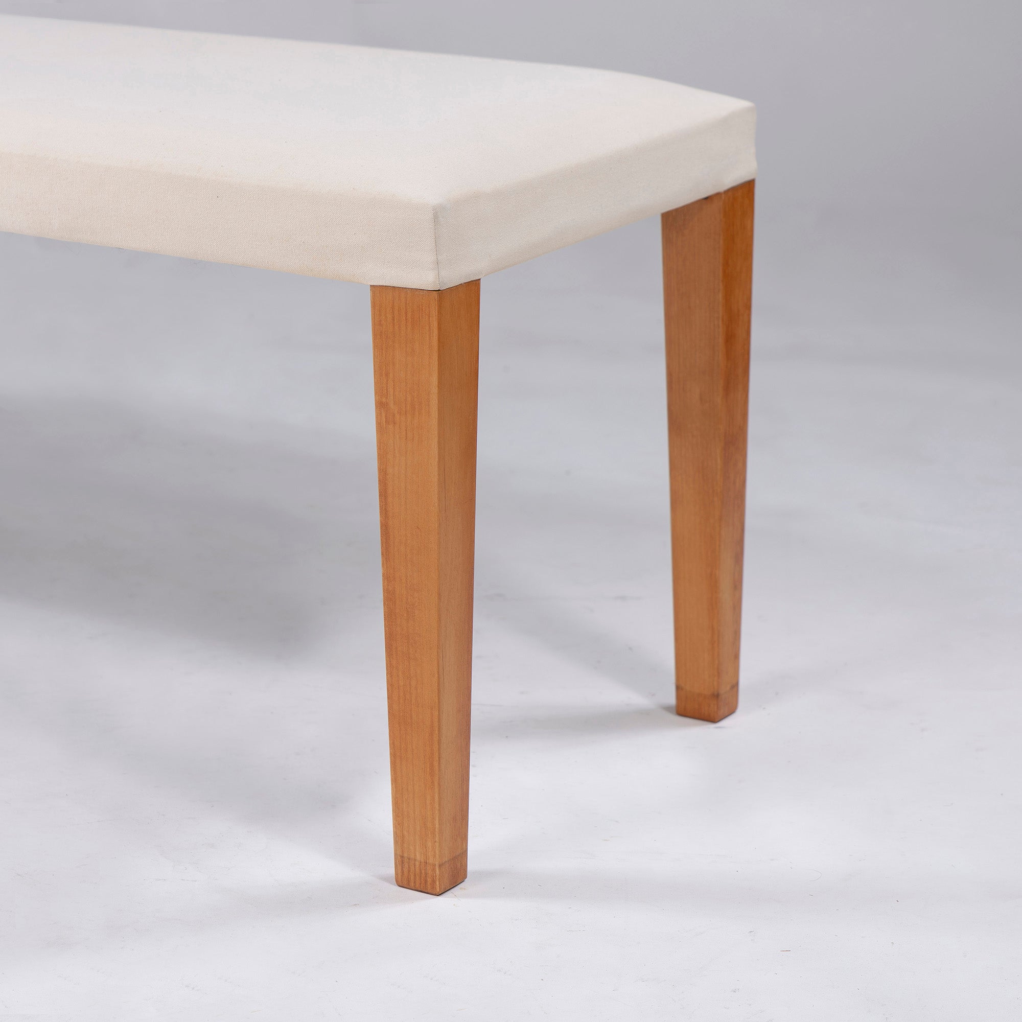ダイニングベンチ イクスス ikususu Furniture アルダー材 無垢材 帆布 キナリ 幅135 ナチュラルモダン 北欧 シンプル 長椅子 国産家具