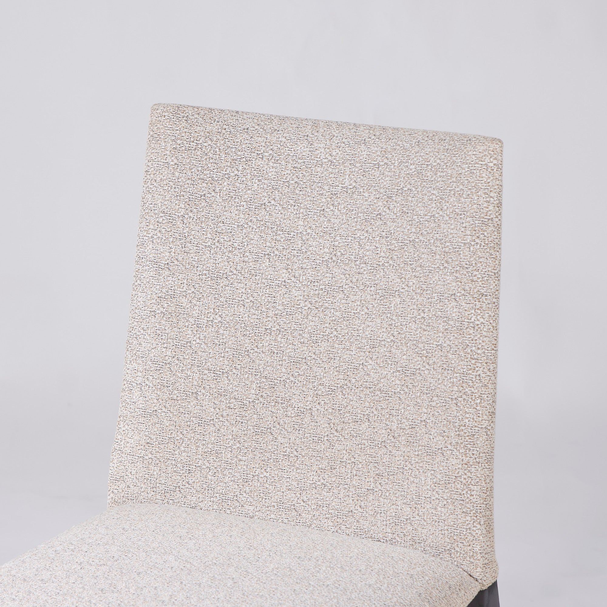 Cassina IXC. LINE armless dining chair (2) in ash and fabric, Italian modern luxury design