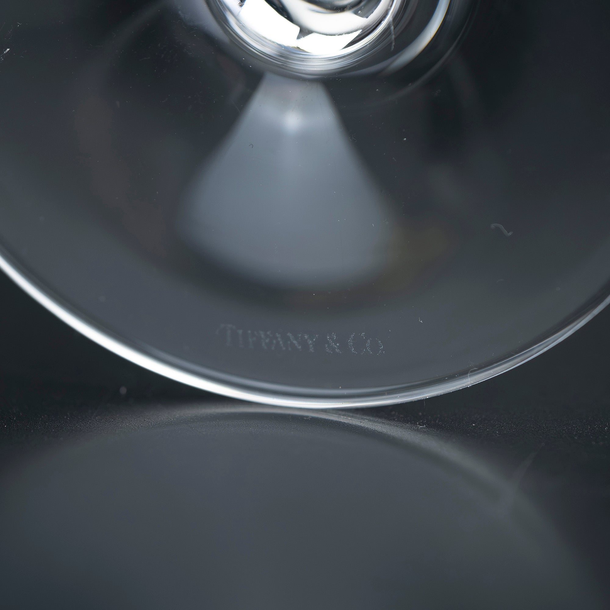 ティファニー Tiffany & Co. ルミナス クリスタルワイングラス ペア スターモチーフ 星模様 エッチング【箱付】