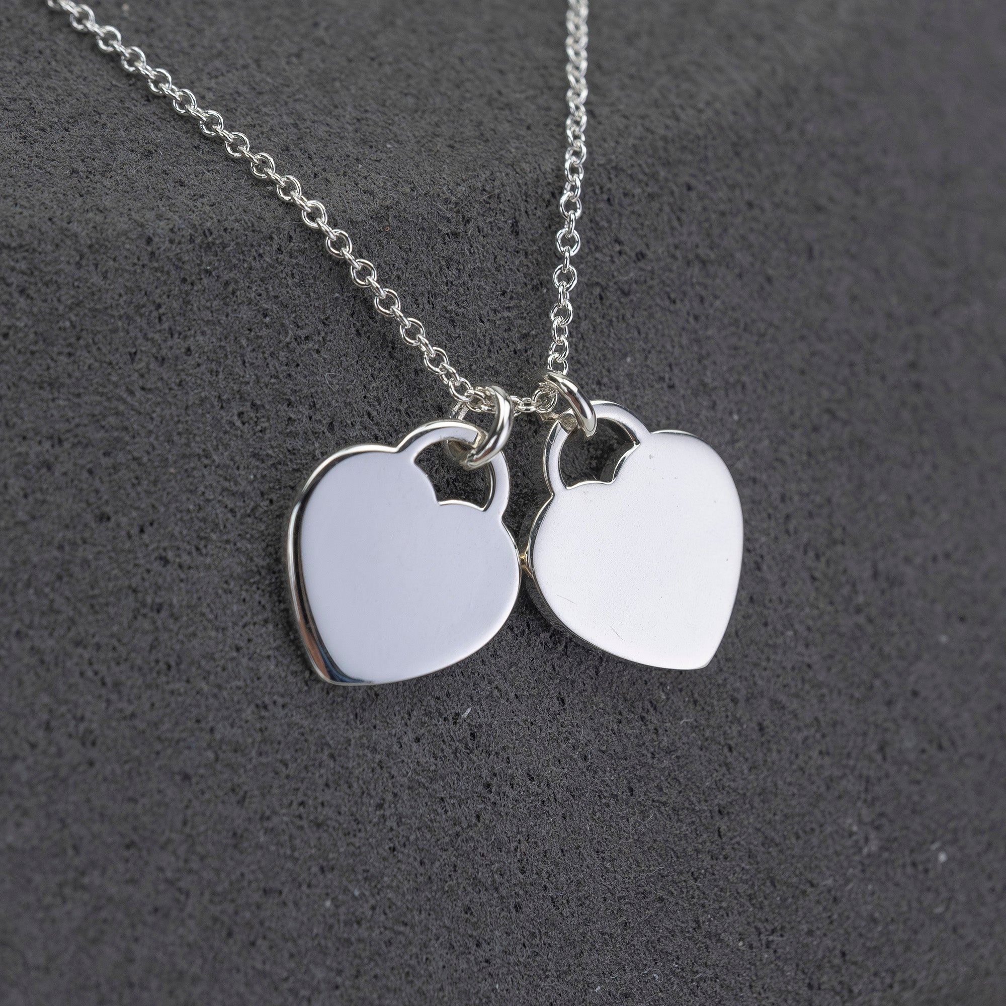 ティファニー TIFFANY & Co. リターントゥティファニー ダブルハートタグ ネックレス シルバー925 【箱・保存袋・リボン付】