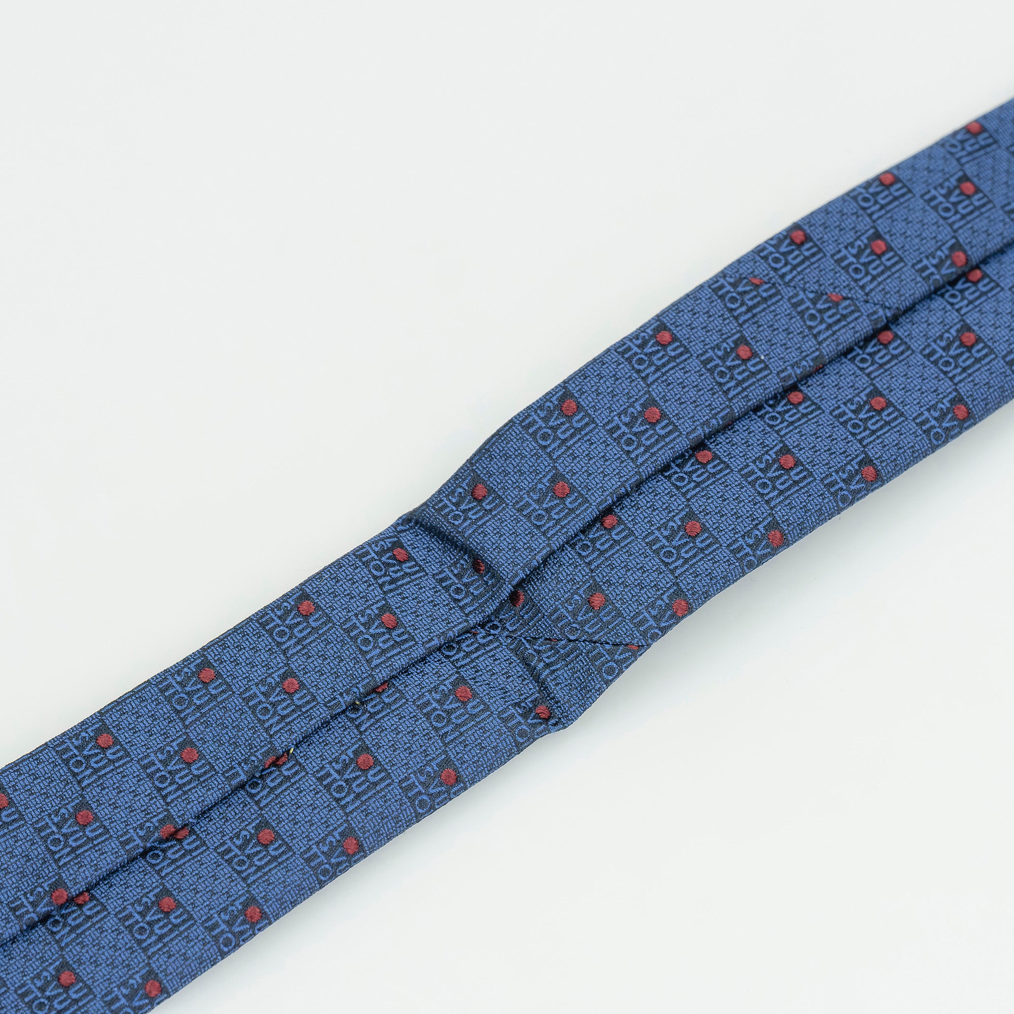 ルイヴィトン LOUIS VUITTON ネクタイ シルク100% ブルー系 ダミエ柄 ロゴ チェック メンズ ビジネス スーツ ブランドネクタイ 【箱付】