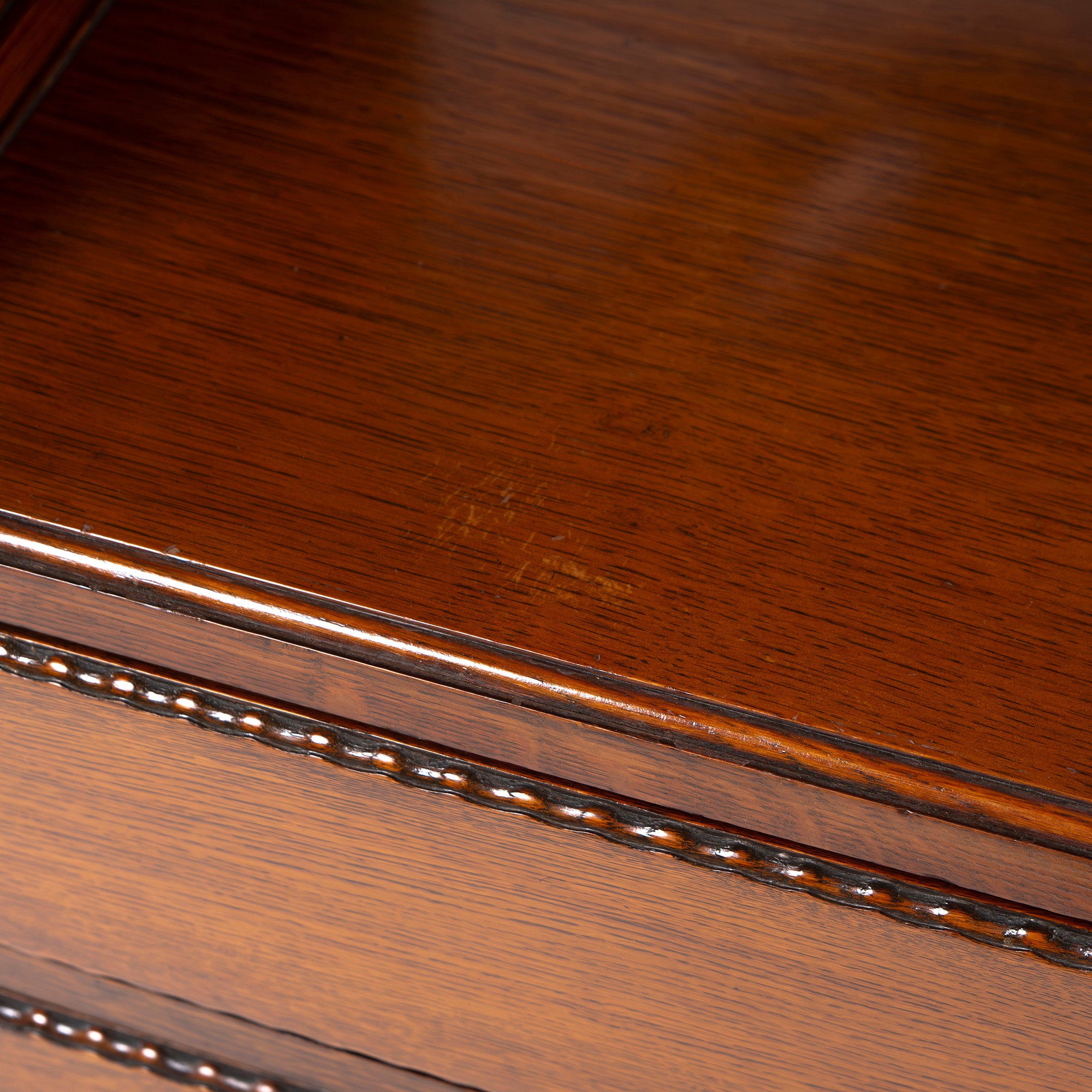 Lloyd's Antiques Mirrored Back Sideboard, Oak, British Antique Dresser Cabinet