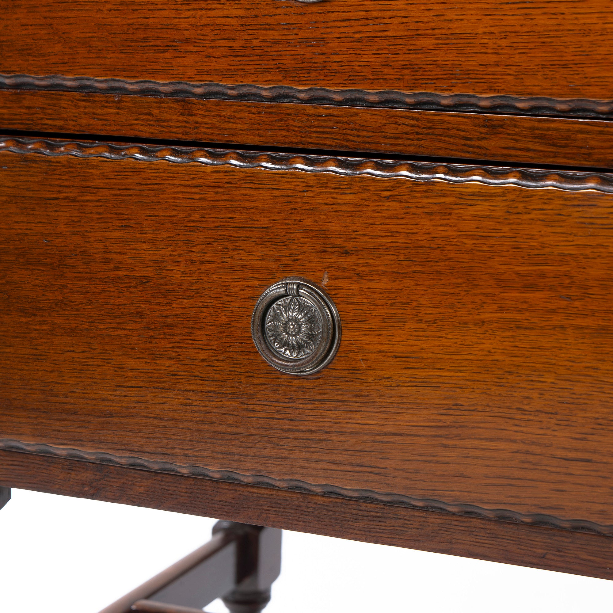 Lloyd's Antiques Mirrored Back Sideboard, Oak, British Antique Dresser Cabinet