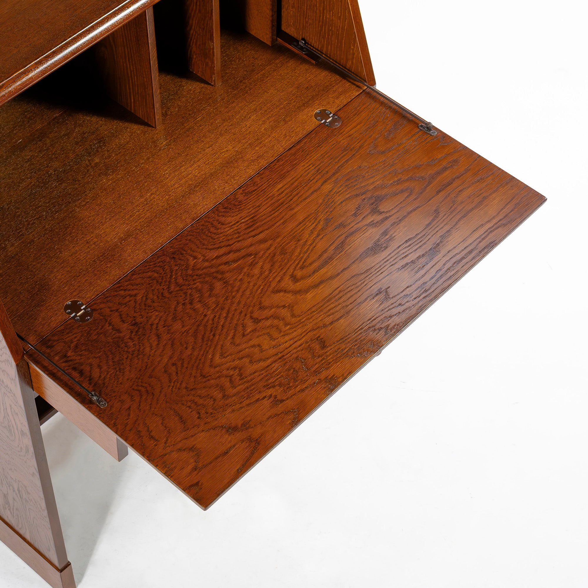 Echigo Folk Crafts Writing Bureau, Oak, Made in Japan, Folk Craft Furniture, Writing Desk, Storage Furniture, Study Desk, Classic, British, Country Style