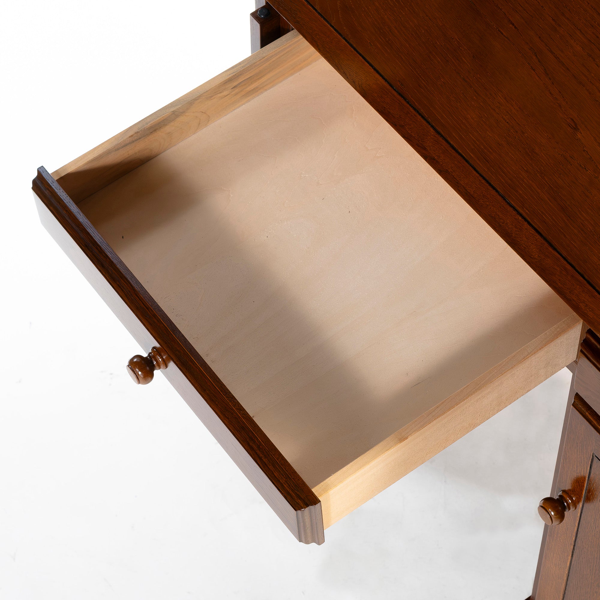 Echigo Folk Crafts Writing Bureau, Oak, Made in Japan, Folk Craft Furniture, Writing Desk, Storage Furniture, Study Desk, Classic, British, Country Style