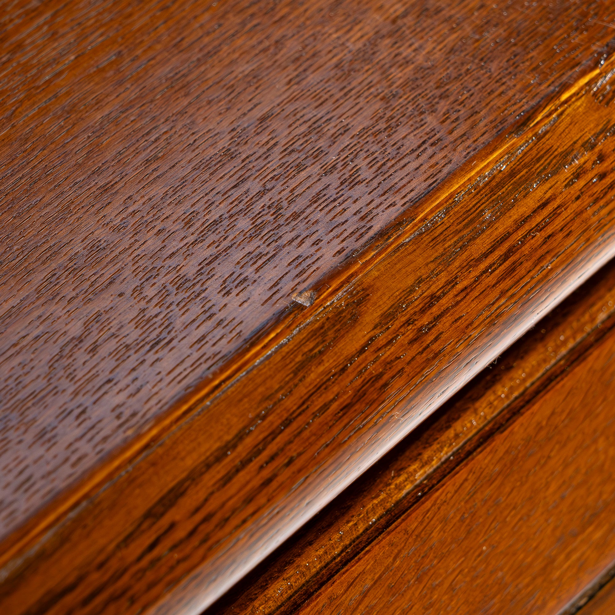 Echigo Folk Crafts Writing Bureau, Oak, Made in Japan, Folk Craft Furniture, Writing Desk, Storage Furniture, Study Desk, Classic, British, Country Style