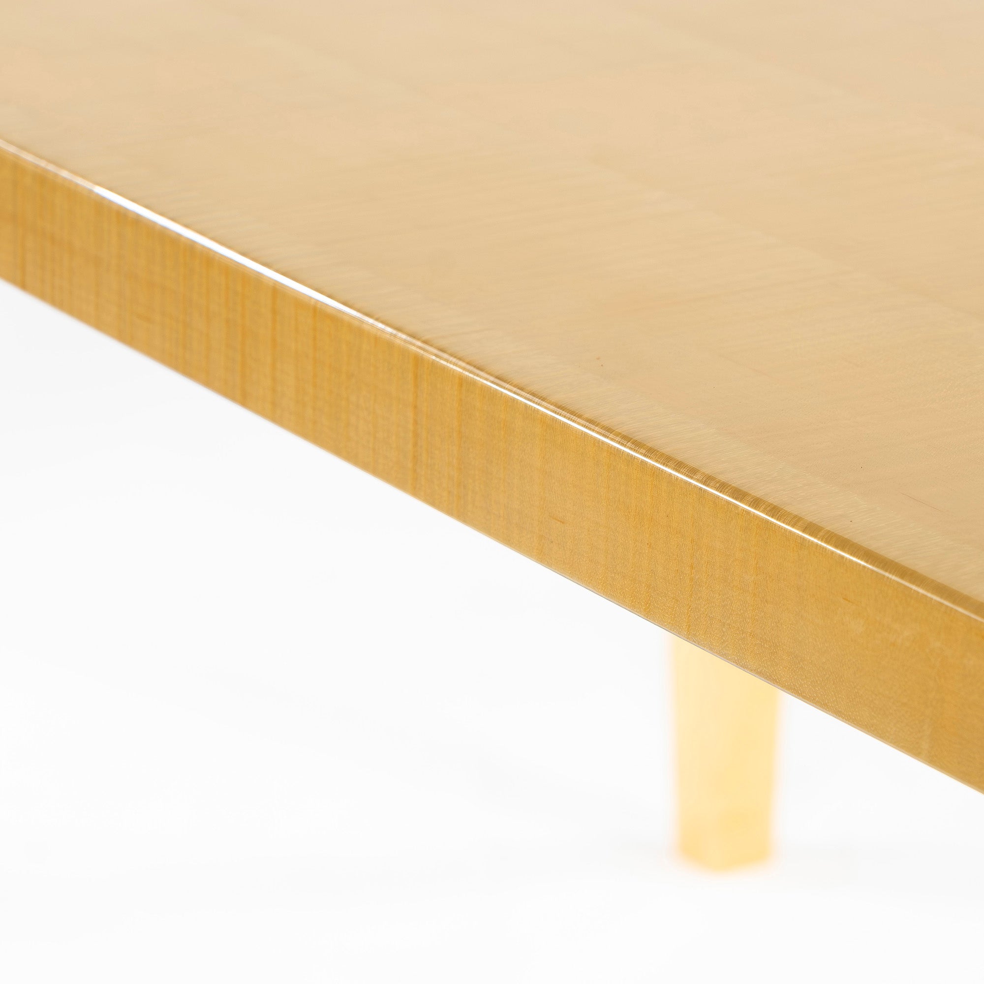 Shigiyama Furniture SHIGIYAMA Maple Dining Table, 180cm Wide, Natural Modern, Scandinavian Style, Serves 4-8 People