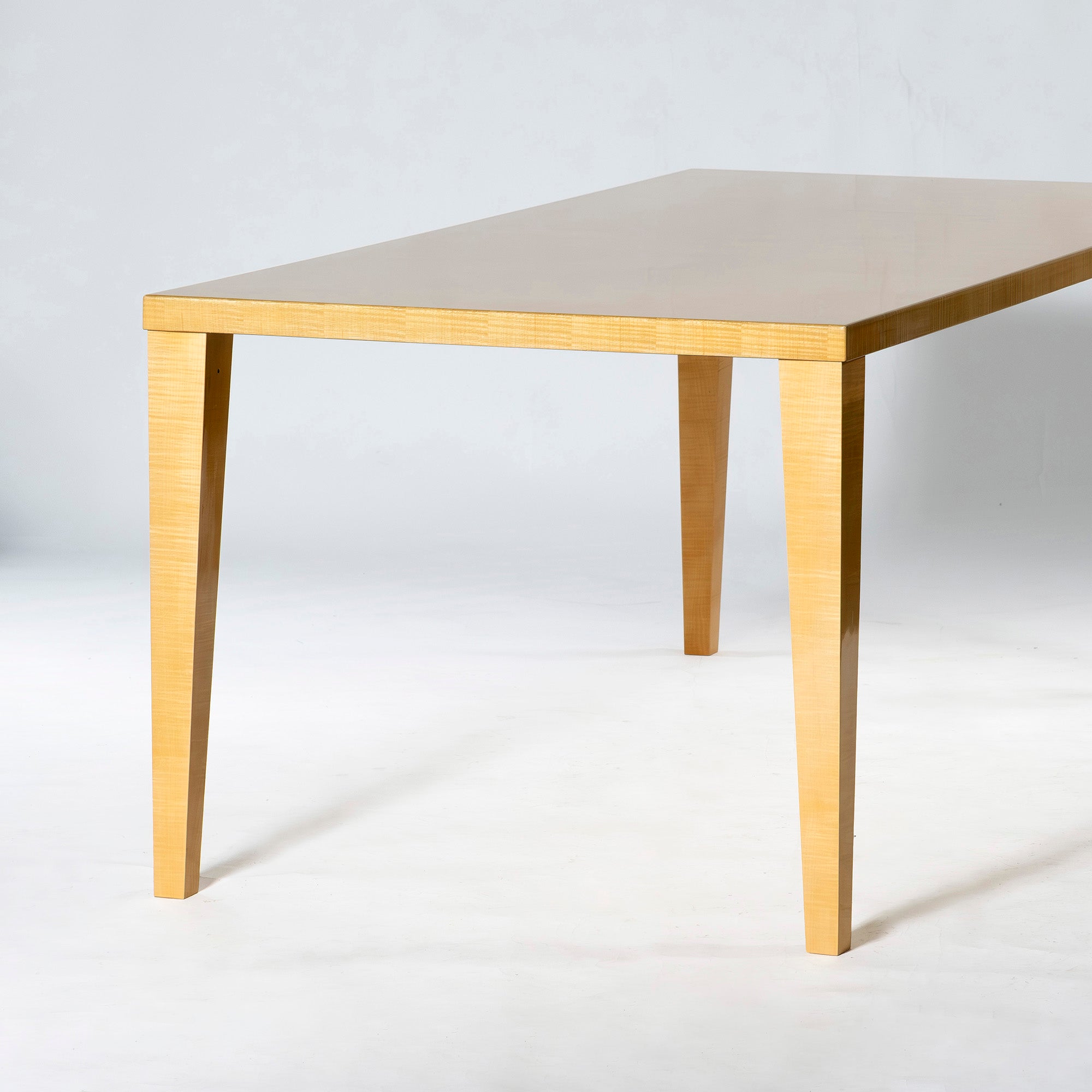 Shigiyama Furniture SHIGIYAMA Maple Dining Table, 180cm Wide, Natural Modern, Scandinavian Style, Serves 4-8 People