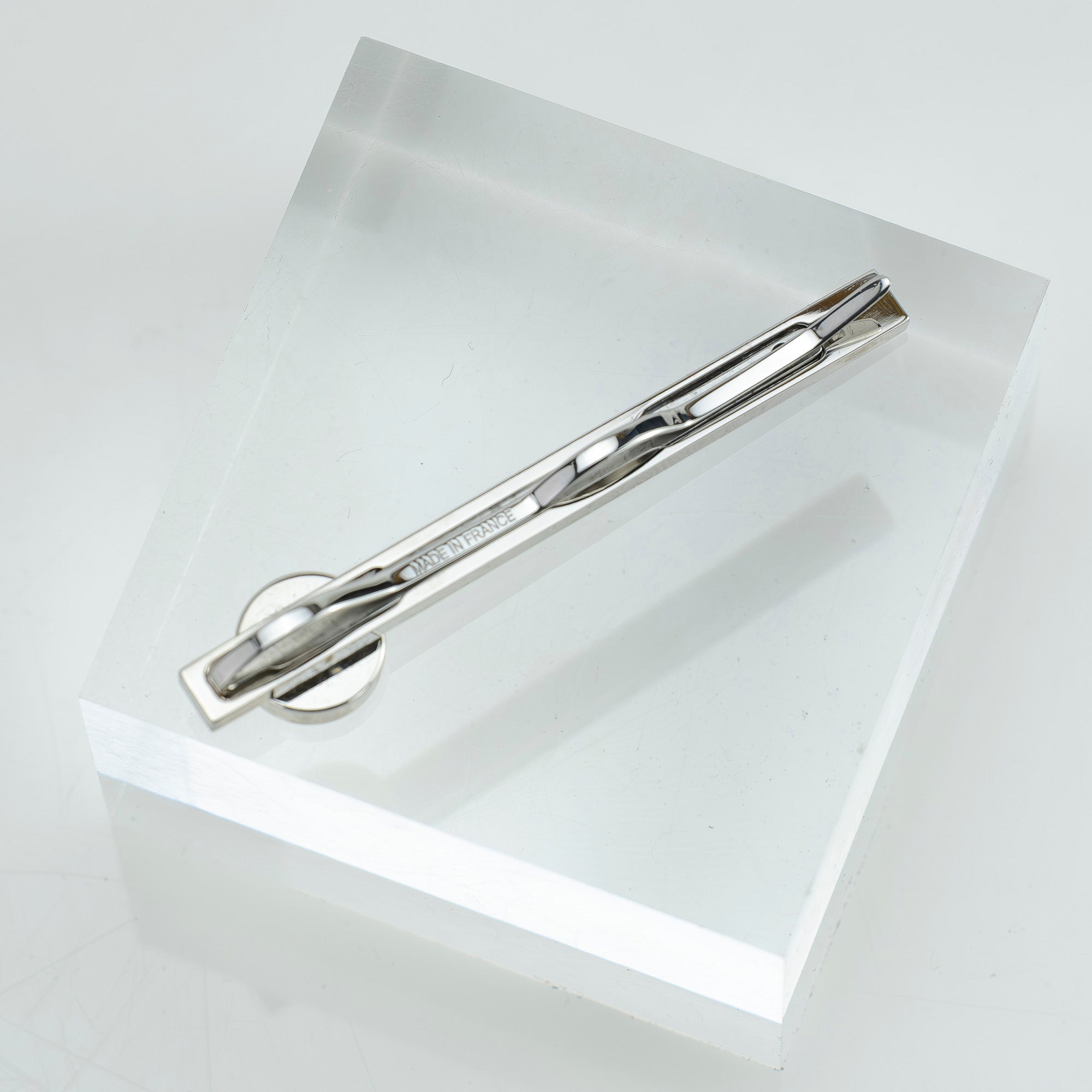 エルメス HERMES セリエ タイバー タイピン タイクリップ パラジウムプレーテッド メンズ ビジネス フォーマル 小物【箱・保存袋付】