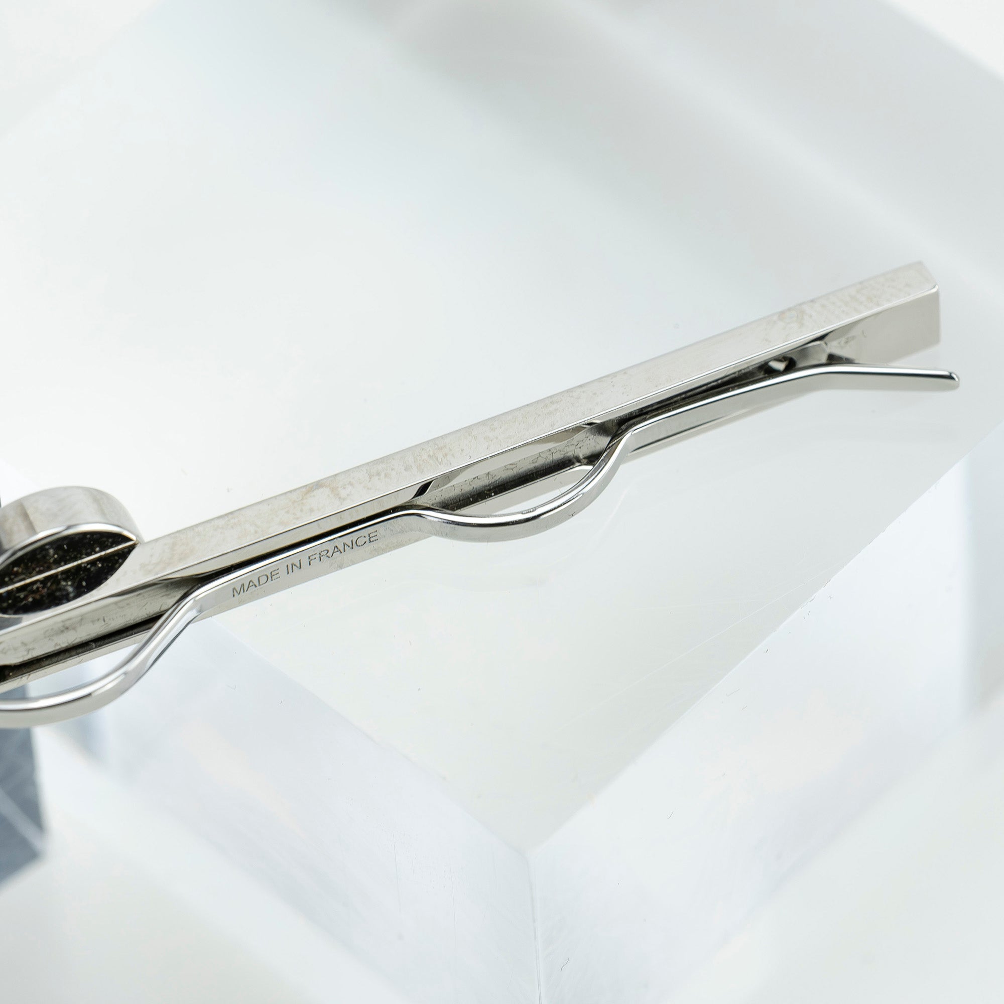 エルメス HERMES セリエ タイバー タイピン タイクリップ パラジウムプレーテッド メンズ ビジネス フォーマル 小物【箱・保存袋付】