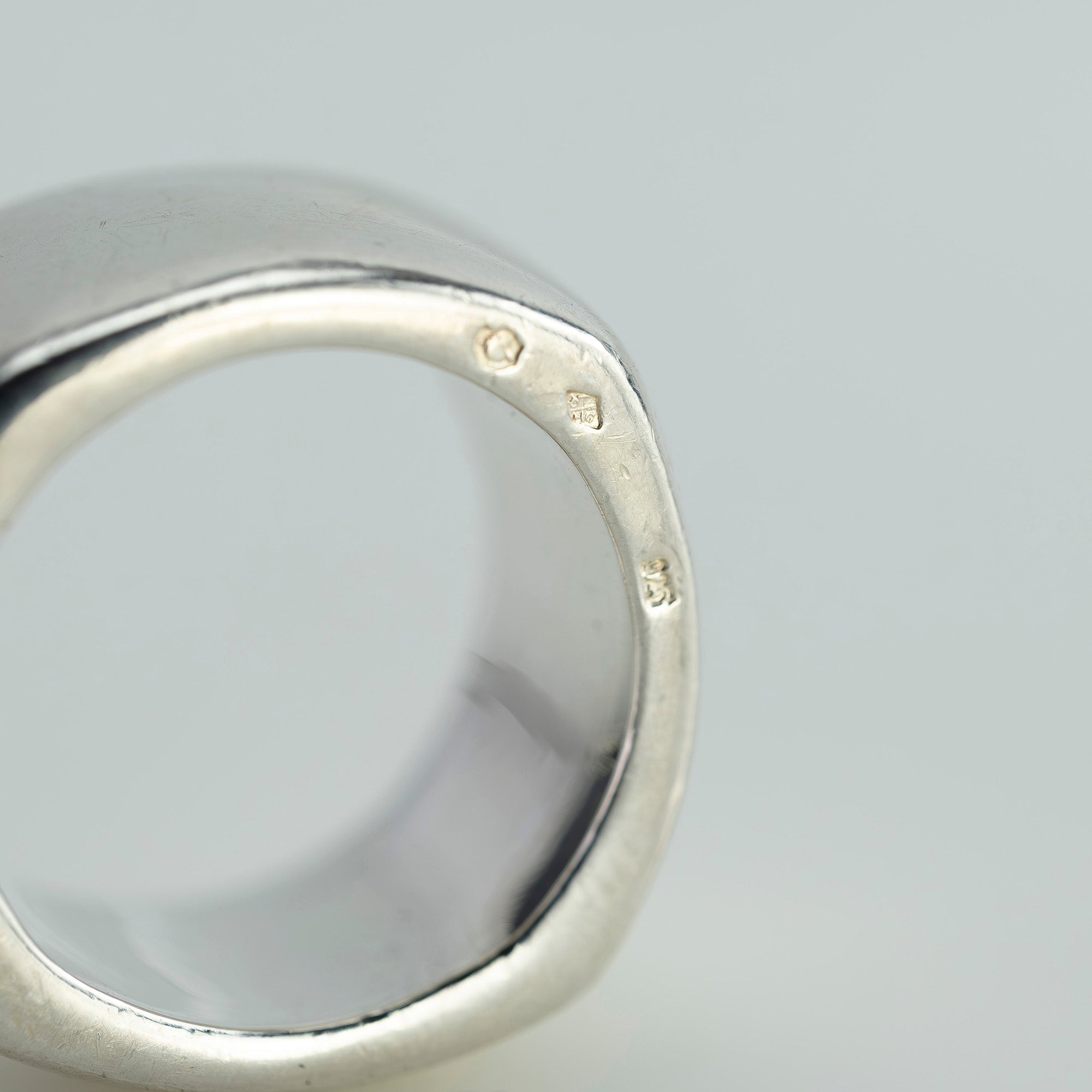 CHANEL logo ring, 925 silver, approximately size 15, silver accessories, vintage, brand accessories