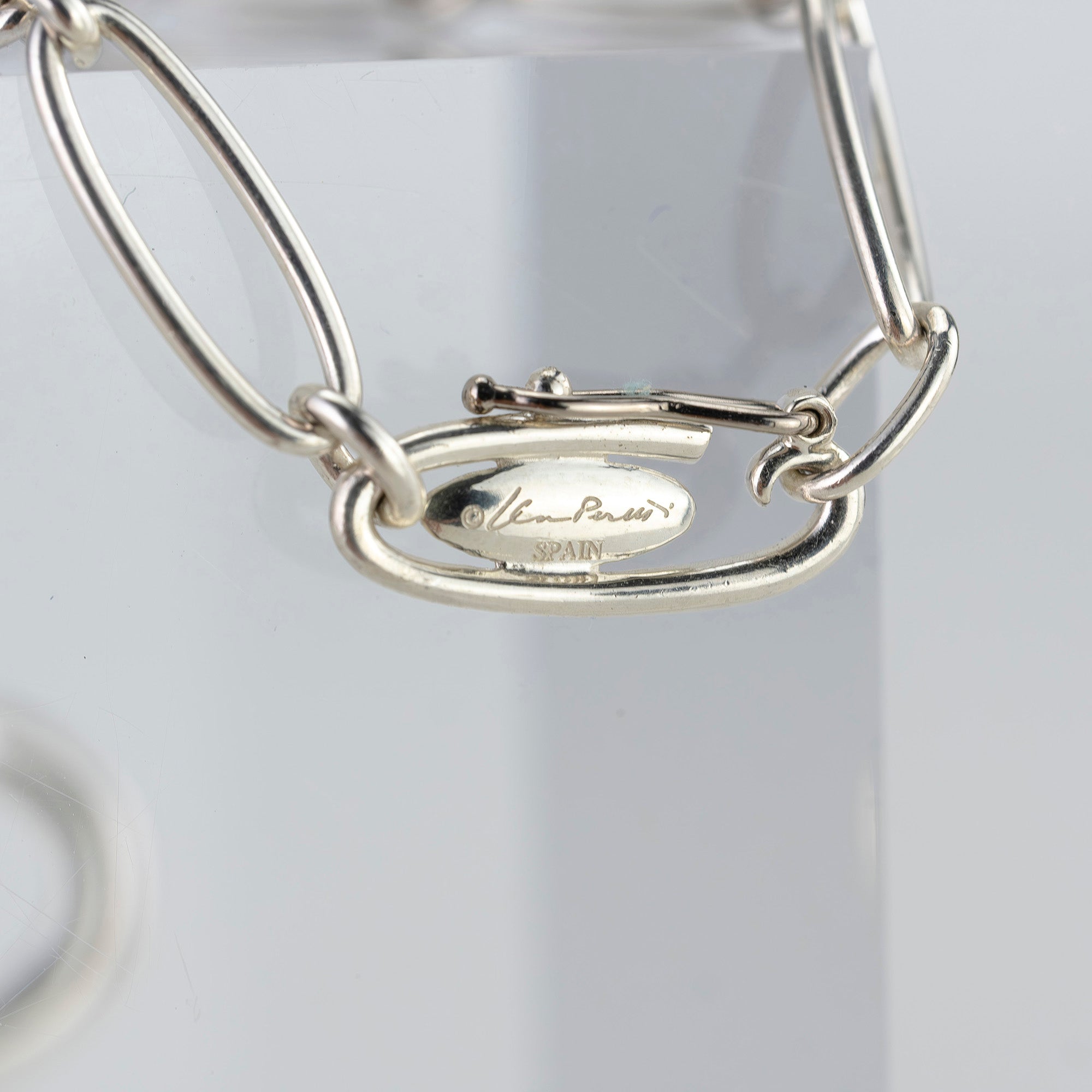 Tiffany & Co. Elsa Peretti Open Heart Bracelet in 925 Sterling Silver (Box and Dust Bag Included)