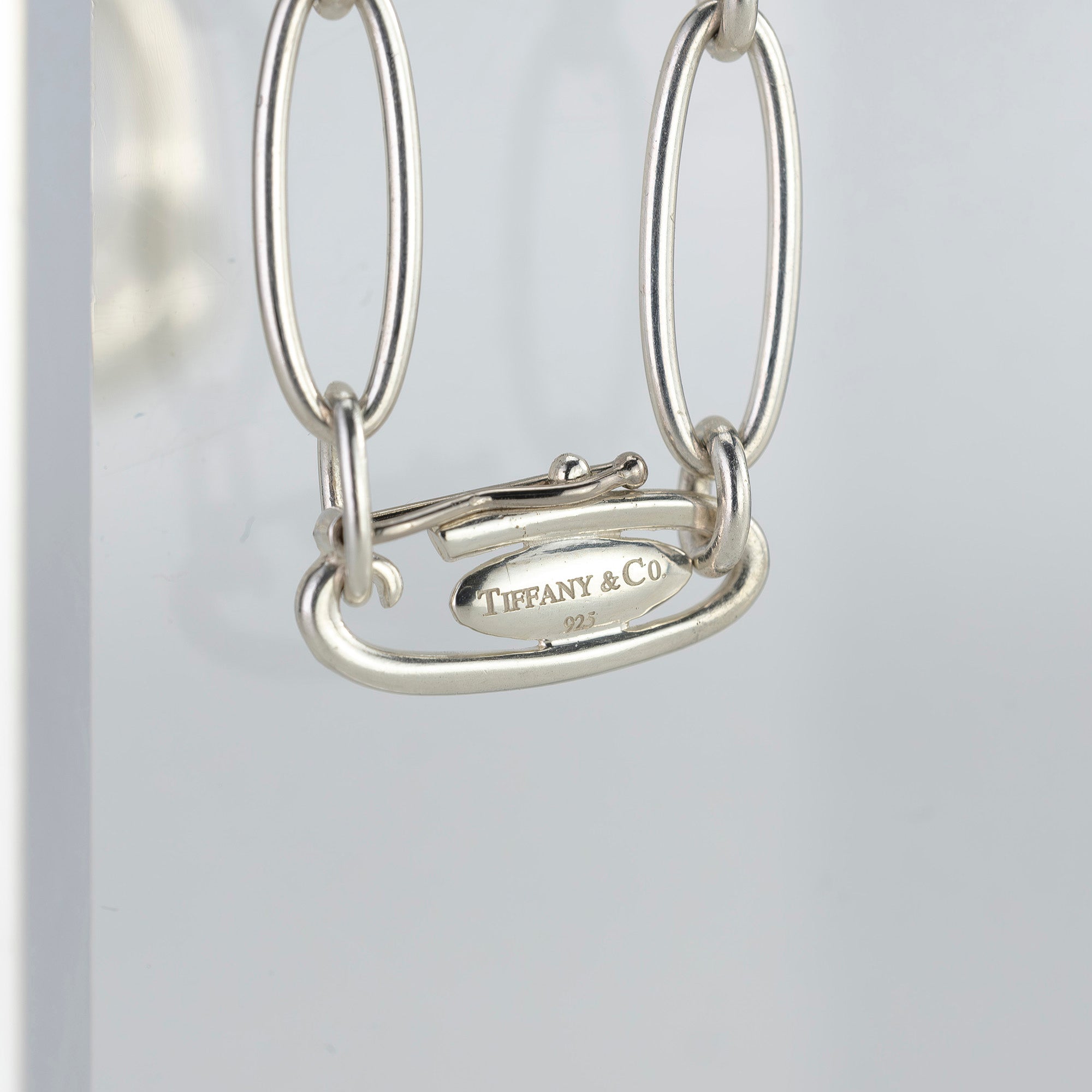 Tiffany & Co. Elsa Peretti Open Heart Bracelet in 925 Sterling Silver (Box and Dust Bag Included)