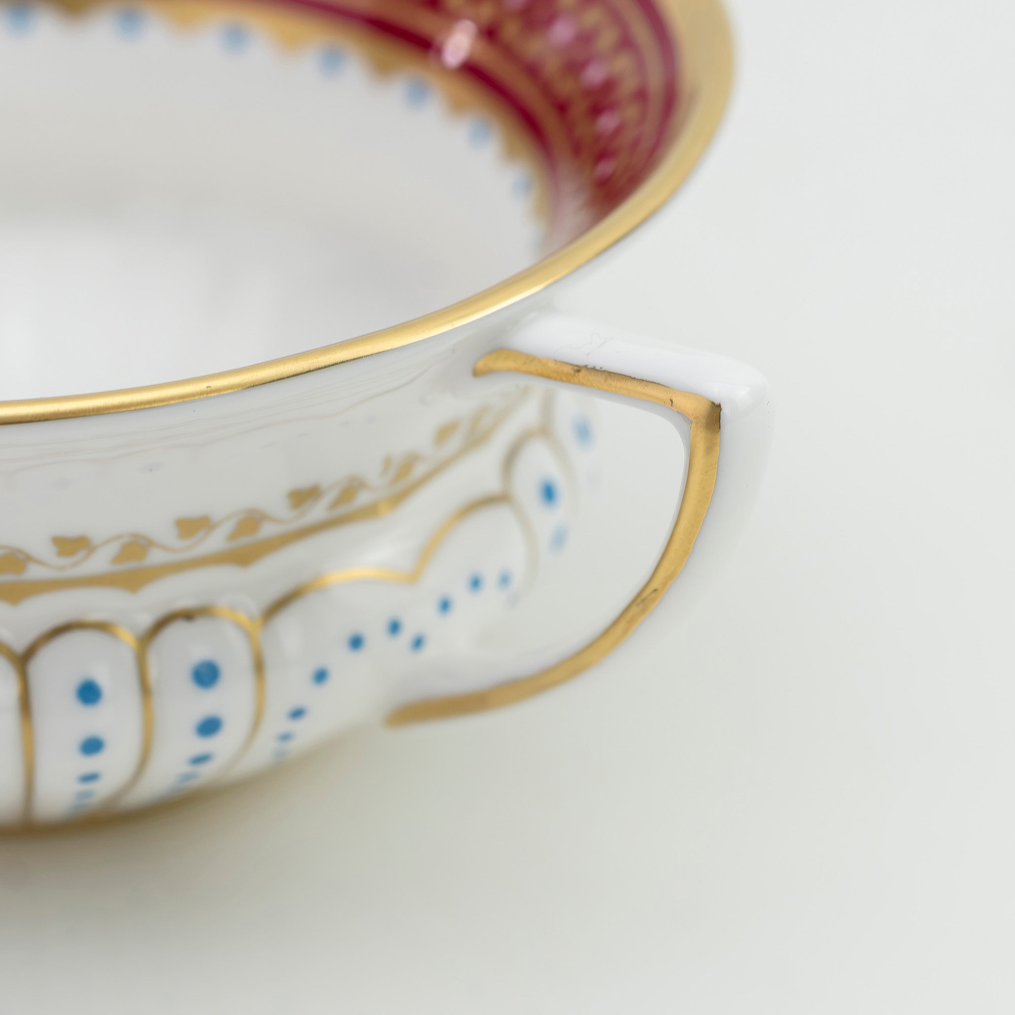 ウェッジウッド WEDGWOOD ハーレクインコレクション クイーンオブハート ティーカップ&ソーサー 廃盤品 希少【箱付】(1)