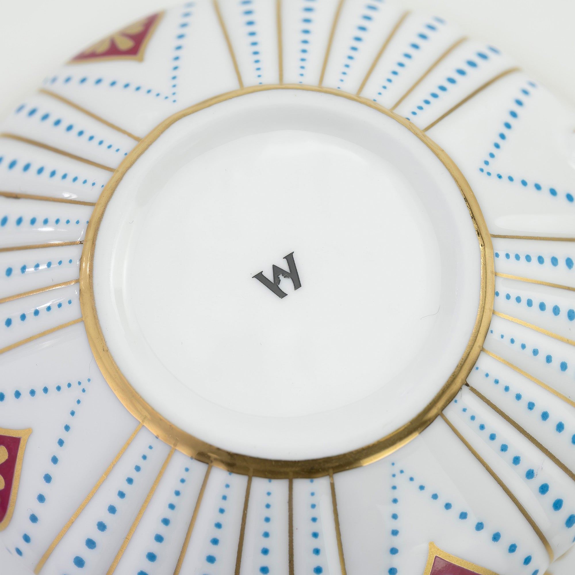 ウェッジウッド WEDGWOOD ハーレクインコレクション クイーンオブハート ティーカップ&ソーサー 廃盤品 希少【箱付】(1)