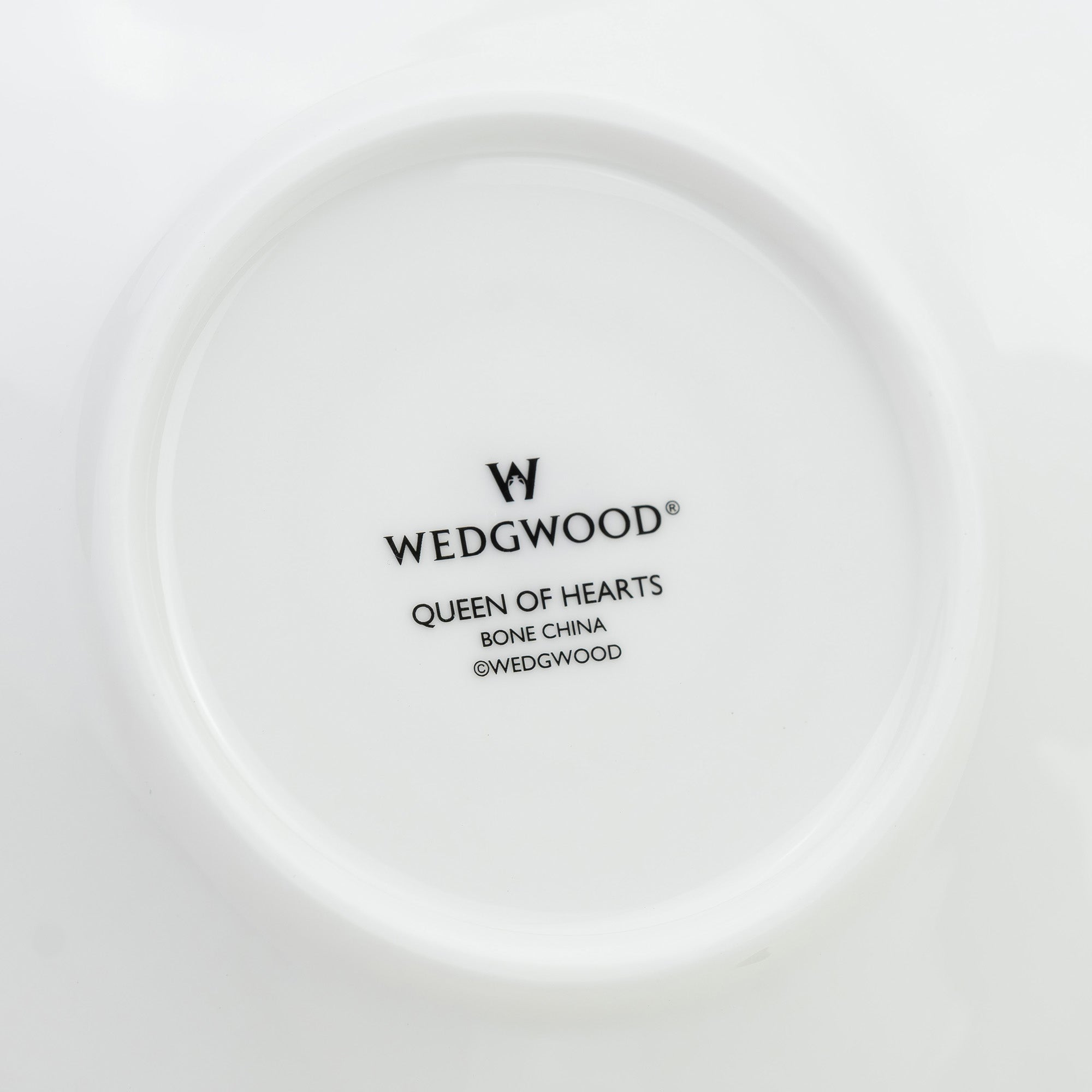 ウェッジウッド WEDGWOOD ハーレクインコレクション クイーンオブハート ティーカップ&ソーサー 廃盤品 希少【箱付】(1)