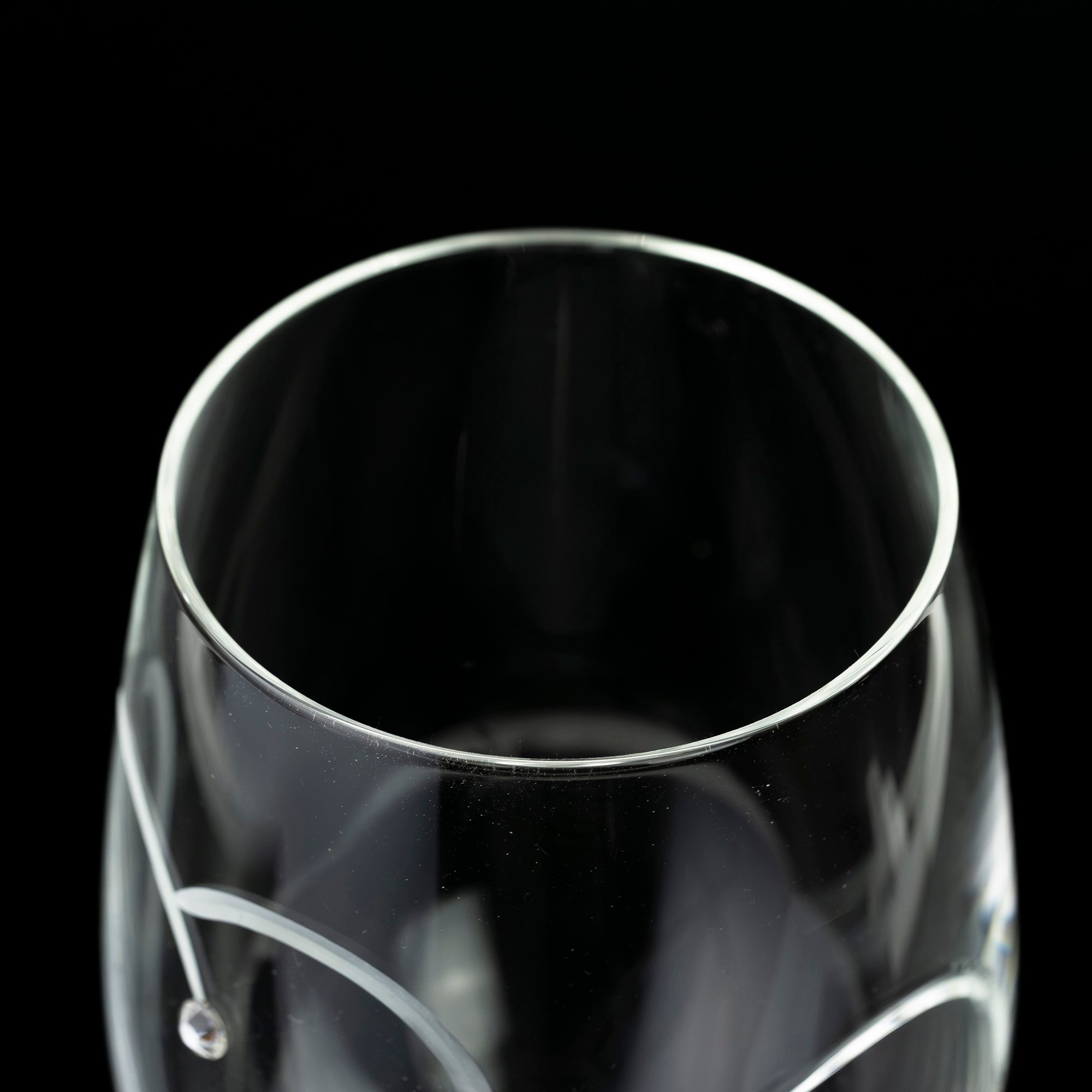 ウェッジウッド WEDGWOOD プロミシス トゥーハーツ ペア ワイングラス クリスタル ハートモチーフ フェミニン 英国製 美品 【箱付】