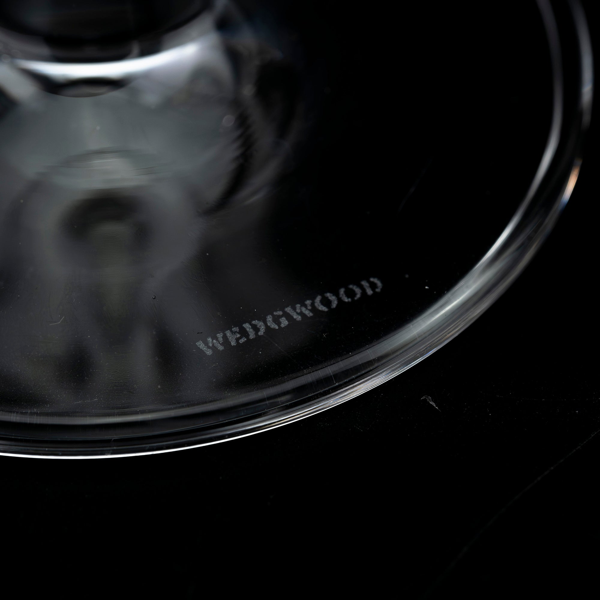 ウェッジウッド WEDGWOOD プロミシス トゥーハーツ ペア ワイングラス クリスタル ハートモチーフ フェミニン 英国製 美品 【箱付】