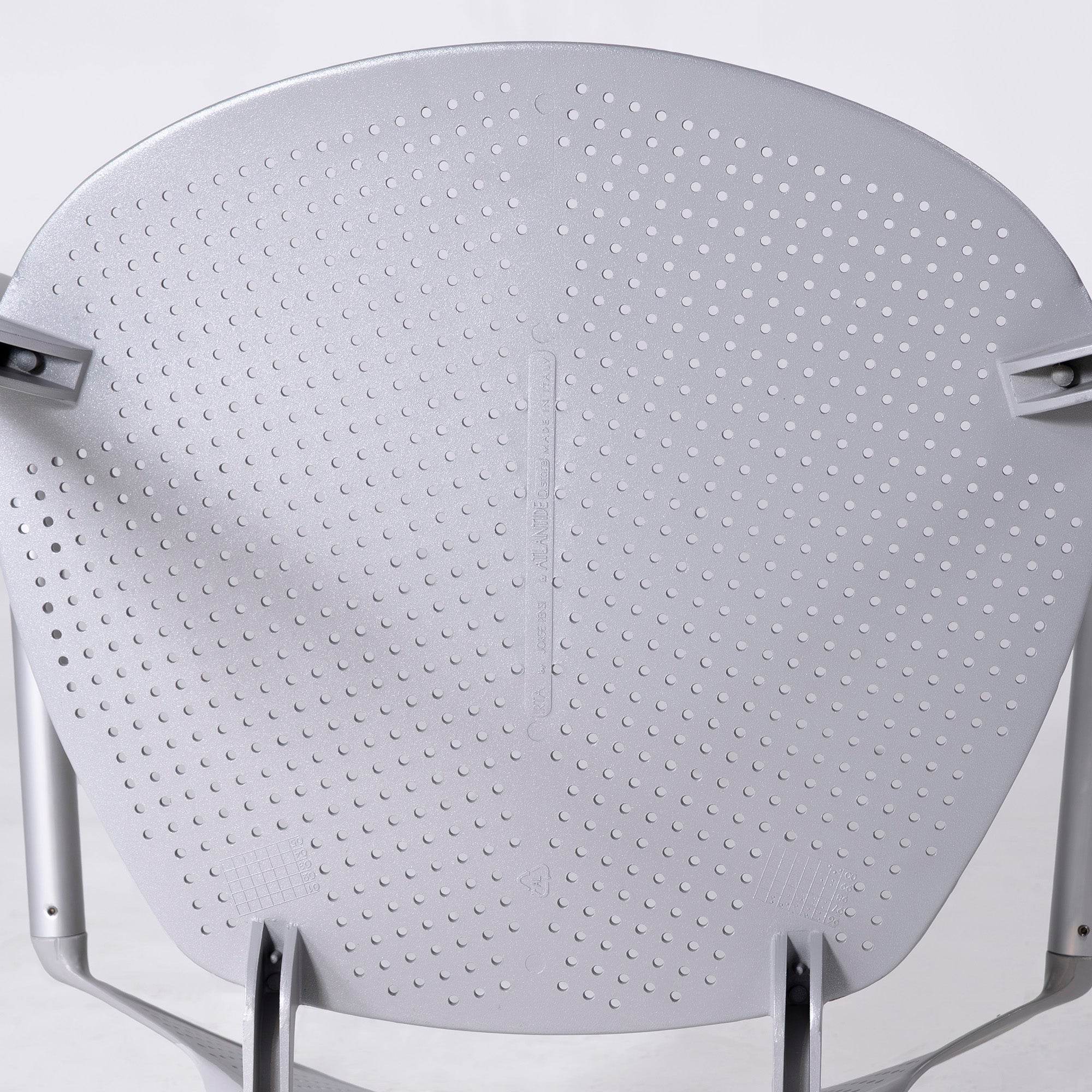Driade Garden Chair ATLANTIDE IRTA Armchair (2) Jorge Pensi Made in Italy Dining Chair Aluminum Outdoor Use