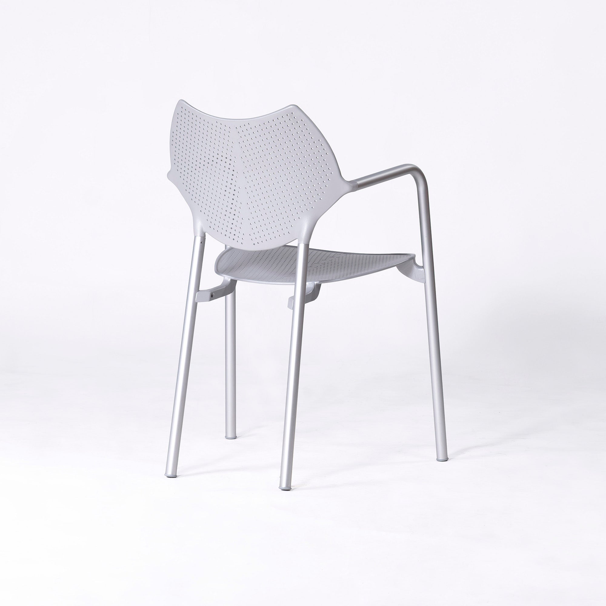 Driade Garden Chair ATLANTIDE IRTA Armchair (2) Jorge Pensi Made in Italy Dining Chair Aluminum Outdoor Use