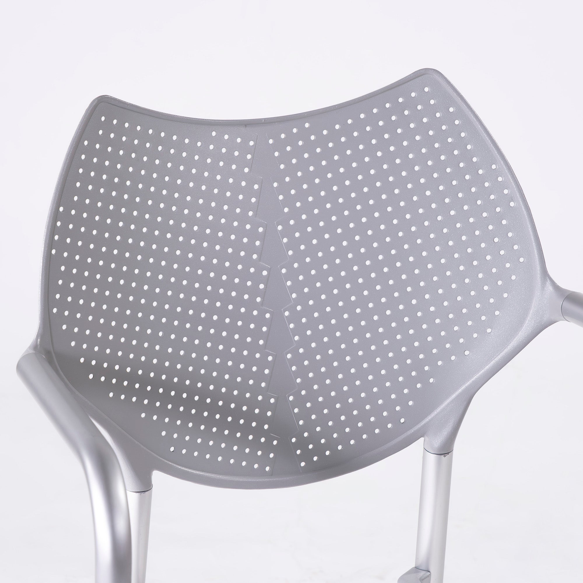 Driade Garden Chair ATLANTIDE IRTA Armchair (2) Jorge Pensi Made in Italy Dining Chair Aluminum Outdoor Use
