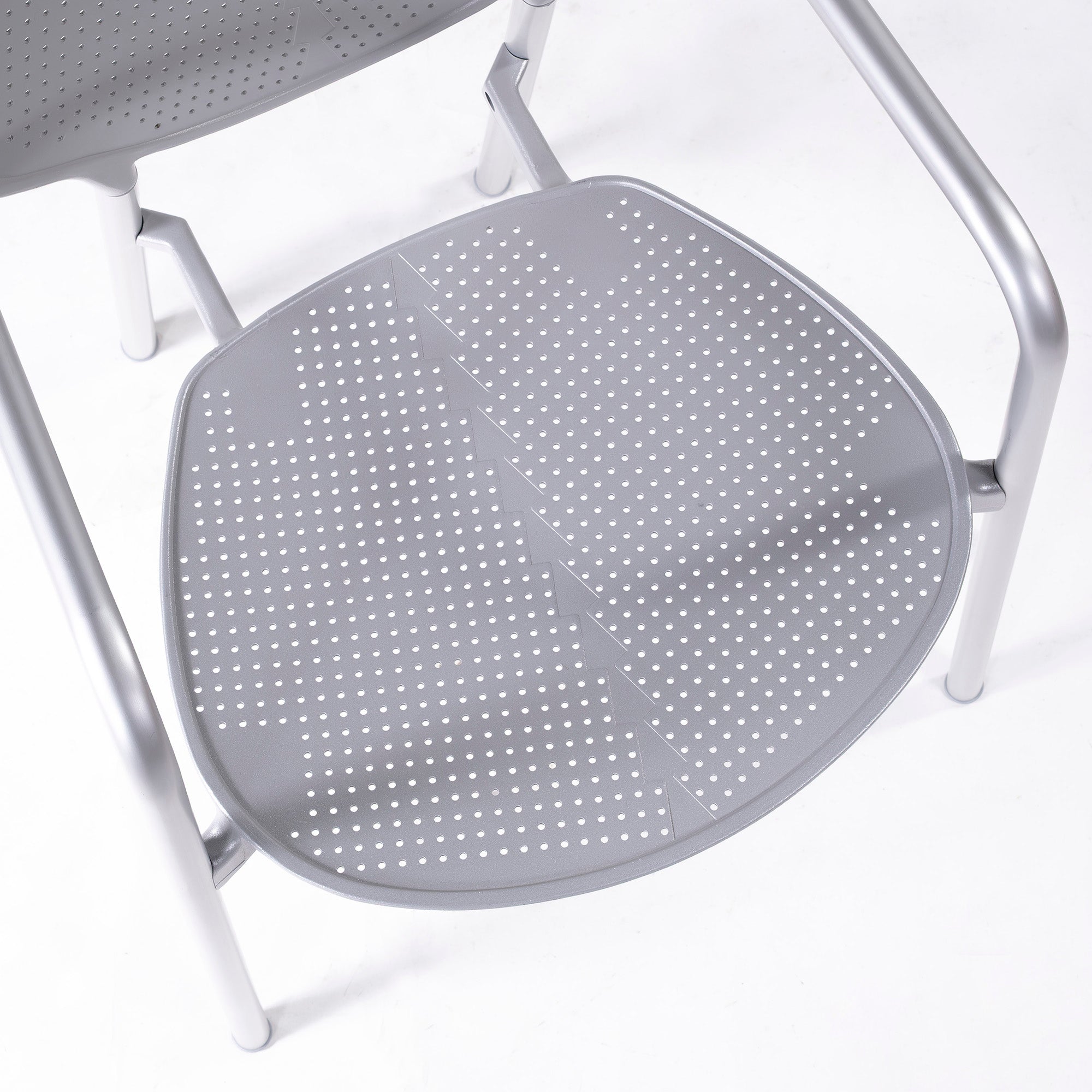 Driade Garden Chair ATLANTIDE IRTA Armchair (2) Jorge Pensi Made in Italy Dining Chair Aluminum Outdoor Use