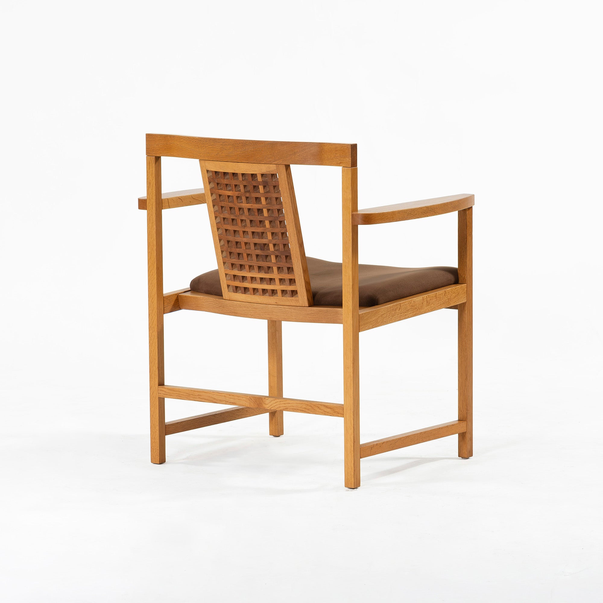 ダイニングチェア 和モダンデザイン オーク×ウォールナット アームチェア (1) 無垢材 ジャパンディ 北欧 ナチュラルモダン シンプル