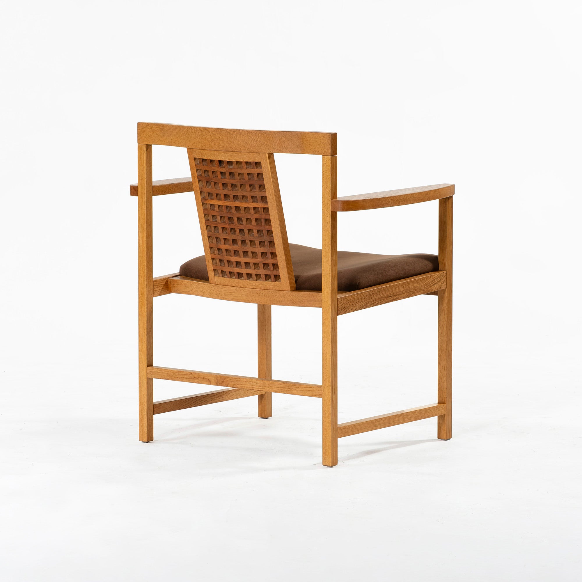 ダイニングチェア 和モダンデザイン オーク×ウォールナット アームチェア (2) 無垢材 ジャパンディ 北欧 ナチュラルモダン シンプル