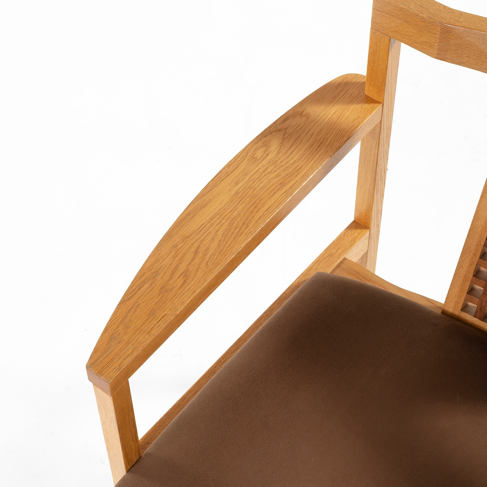 ダイニングチェア 和モダンデザイン オーク×ウォールナット アームチェア (2) 無垢材 ジャパンディ 北欧 ナチュラルモダン シンプル