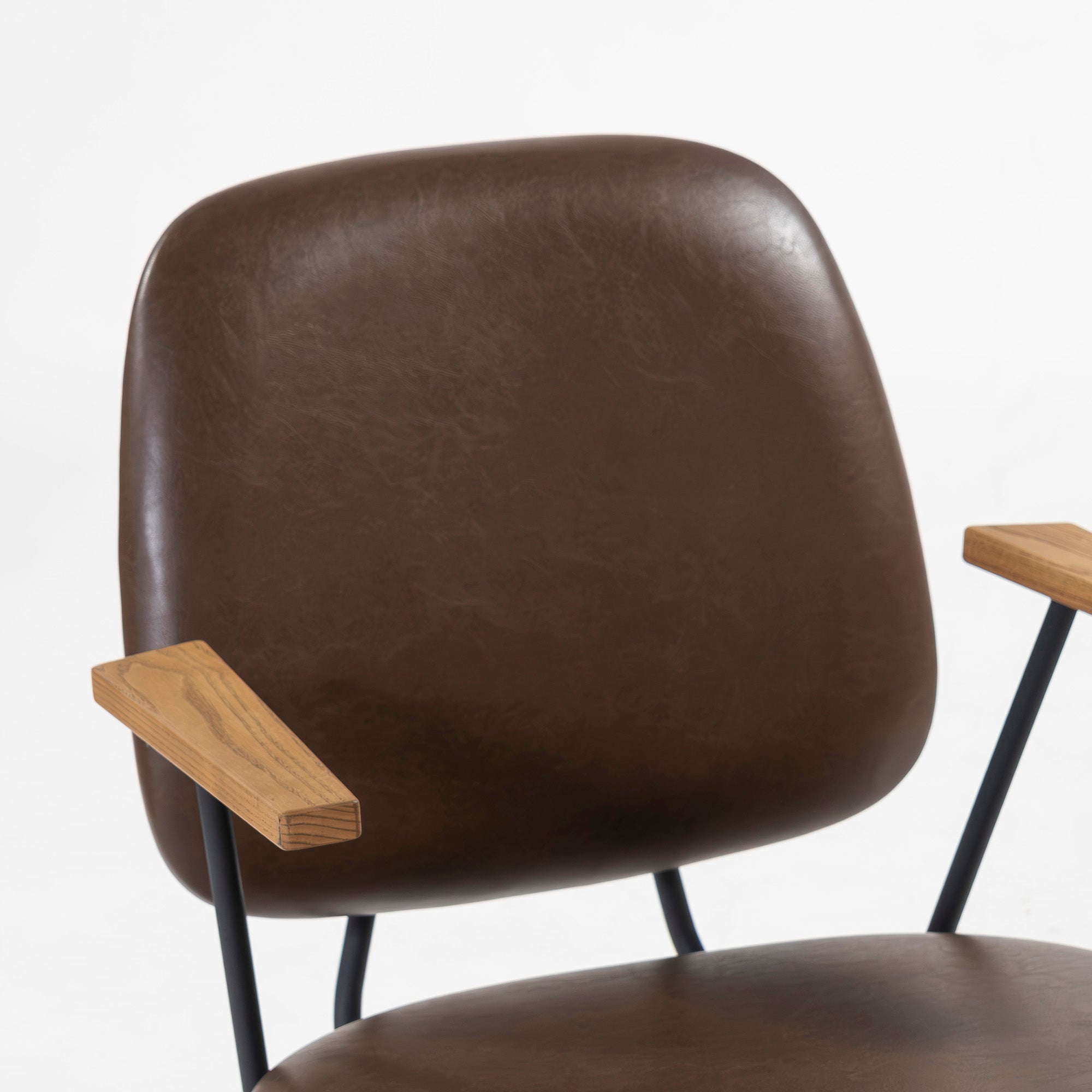 ラウンジチェア ノットアンティークス ABOCK アボックソファ(7) PVC タモ ◆展示品◆ ミッドセンチュリー インダストリアル カフェ 関家具