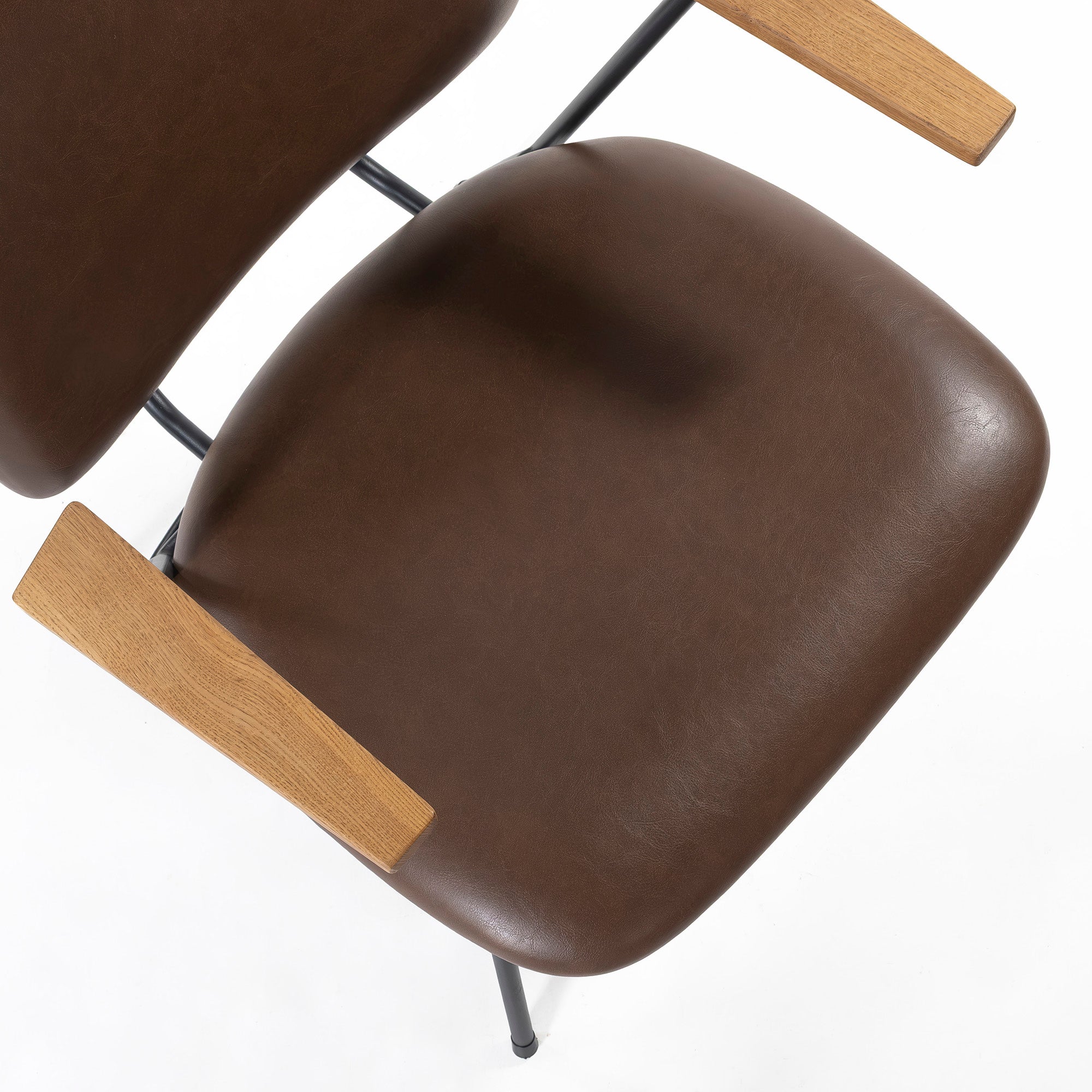 ラウンジチェア ノットアンティークス ABOCK アボックソファ(8) PVC タモ ◆展示品◆ ミッドセンチュリー インダストリアル カフェ 関家具